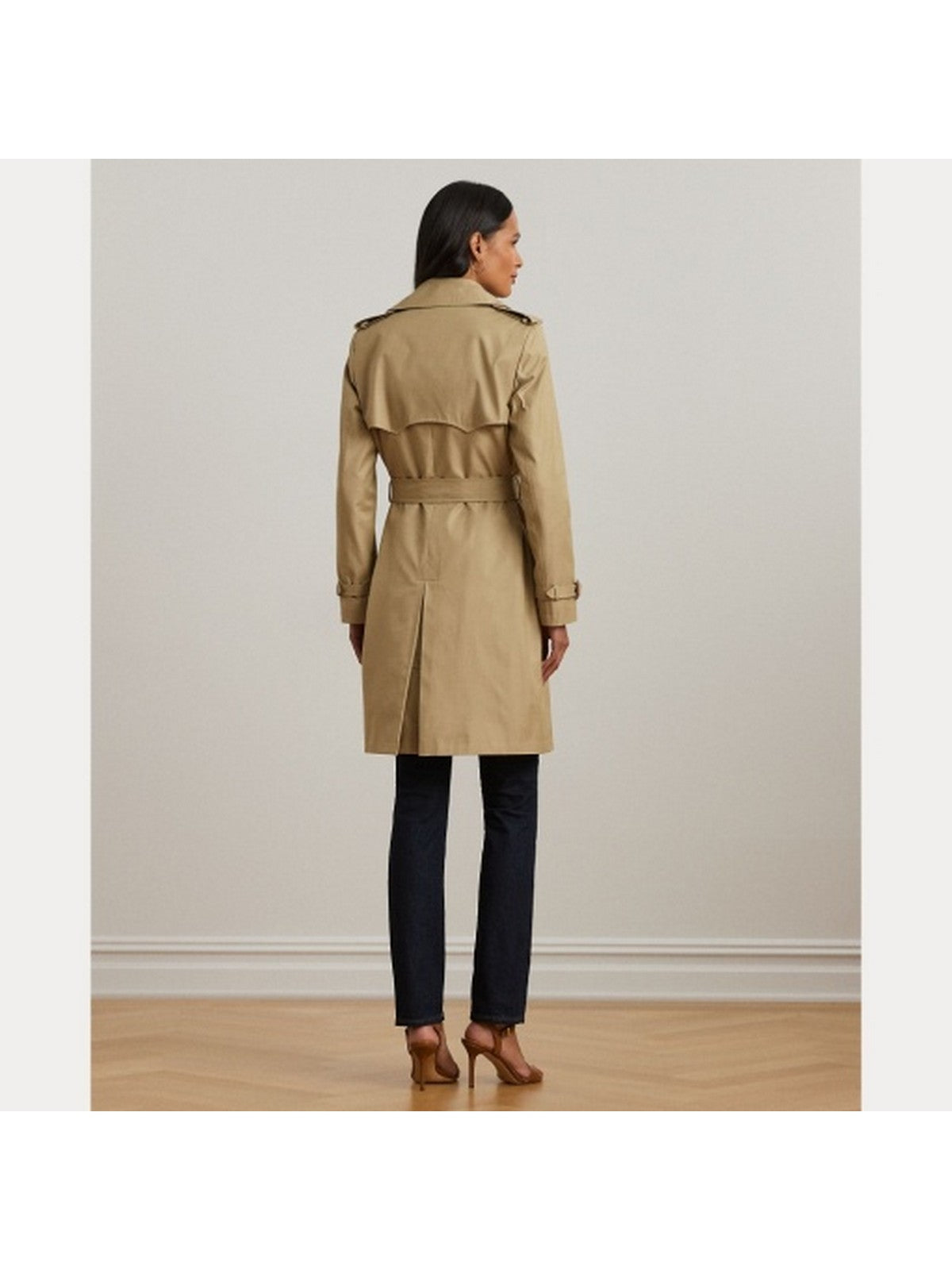 LAUREN RALPH LAUREN Trench Donna DB BLT RN38 297967122 002 BIRCH TAN gioboutiqueweb