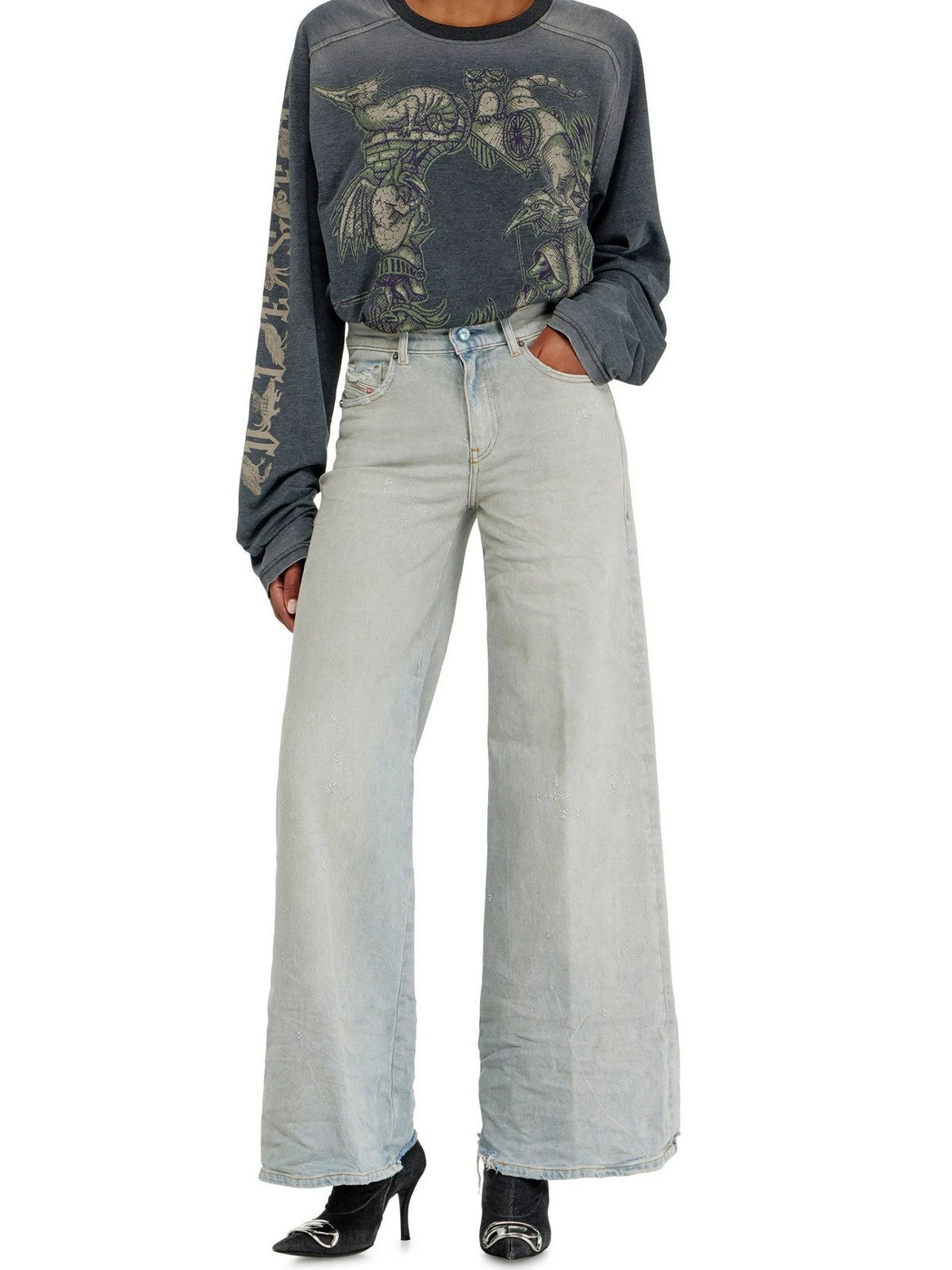 DIESEL Jeans Donna 1978 D-AKEMI L.30 PANTALONI A03625 09N47 01 900 - DENIM