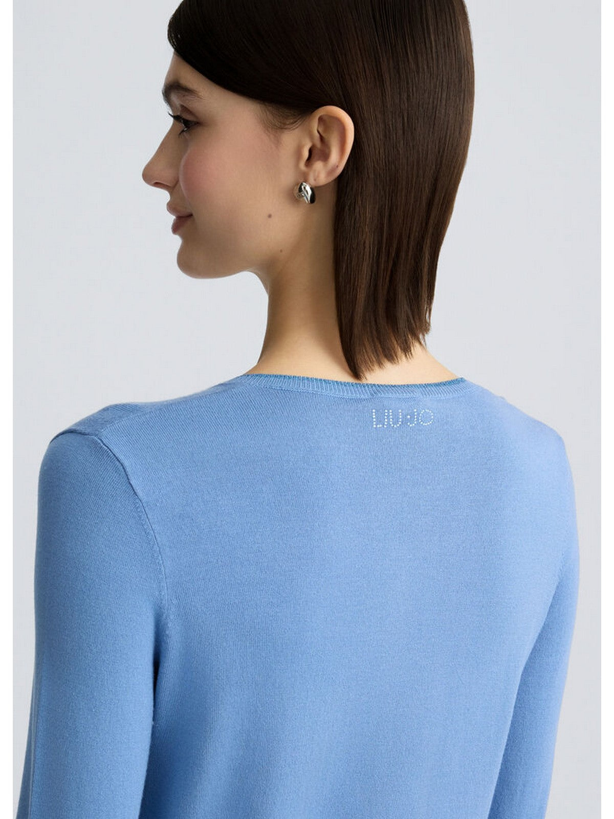 LIU JO WHITE Cardigan Donna WA5382MS49I 73936 Blu gioboutiqueweb