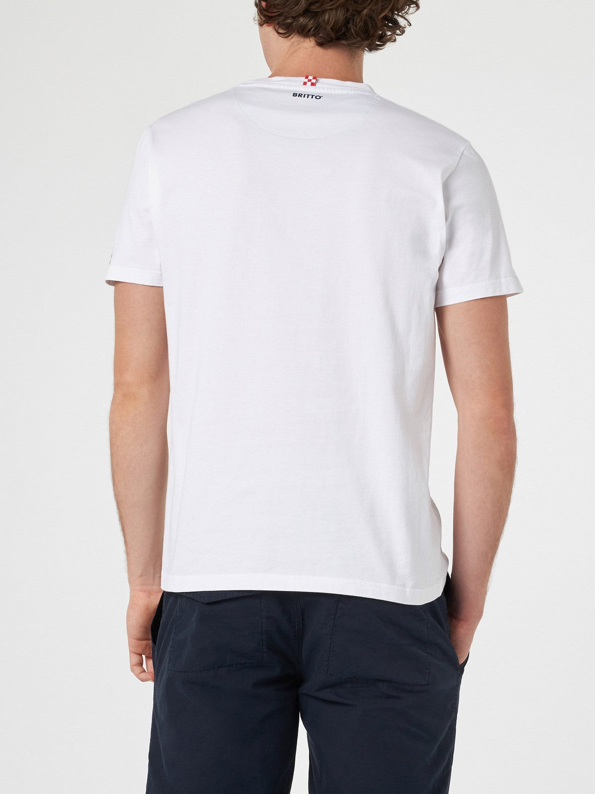 MC2 SAINT BARTH T-Shirt e Polo Uomo BLANCHE 04728F Bianco