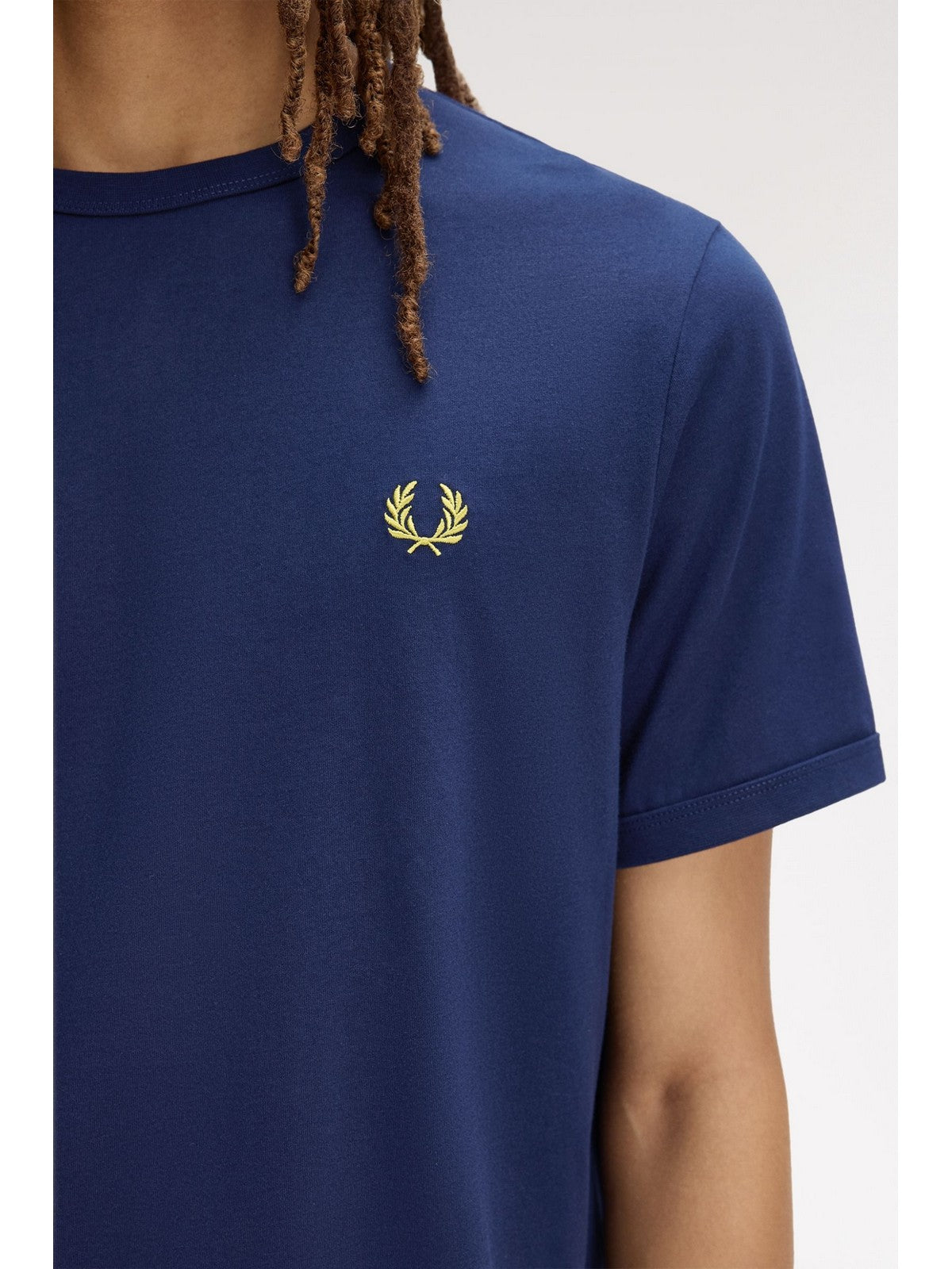 FRED PERRY T-shirt Uomo FP-M3519 215 FRENCH NAVY gioboutiqueweb