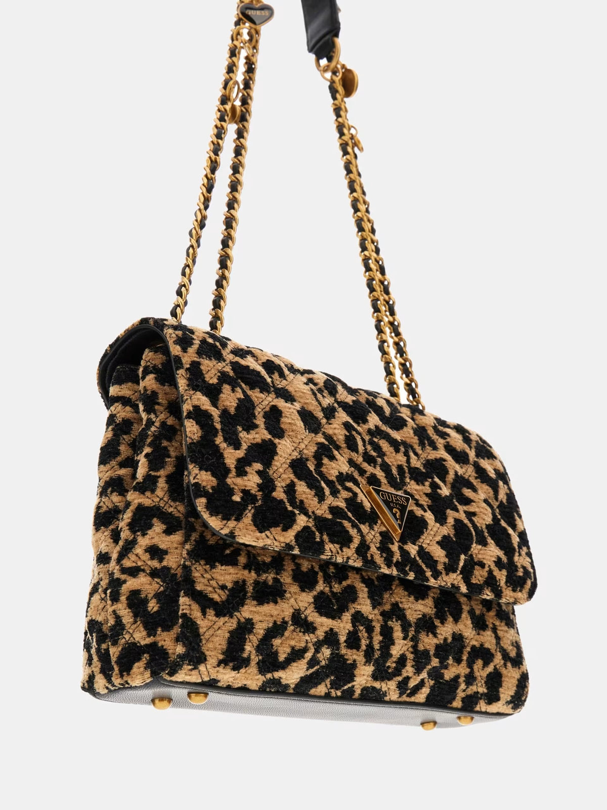 GUESS Borsa Donna GIULLY II 2 COMP CNVRTBLE FLAP HWLG96 73200 DRP DARK LEO