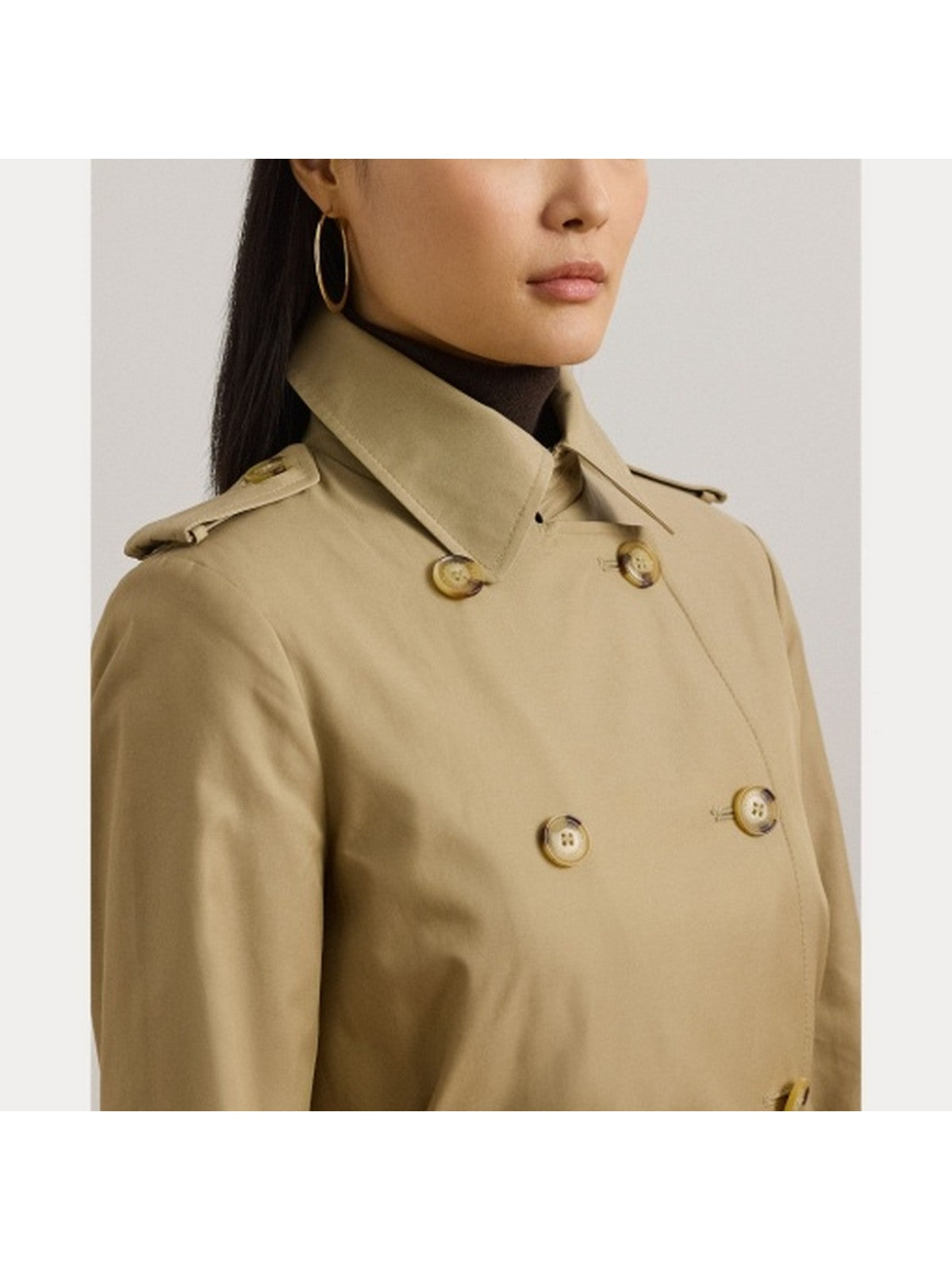 LAUREN RALPH LAUREN Trench Donna DB BLT TR30 297967126 002 Marrone gioboutiqueweb