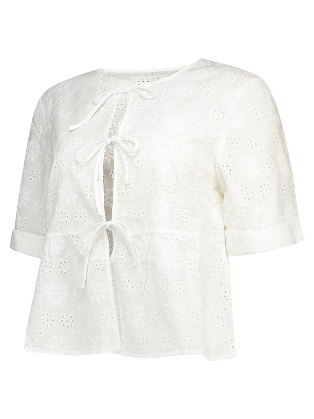 MC2 SAINT BARTH Blusa Donna ALYSON 01422L SANGALLO FLEUR EMBRY 01