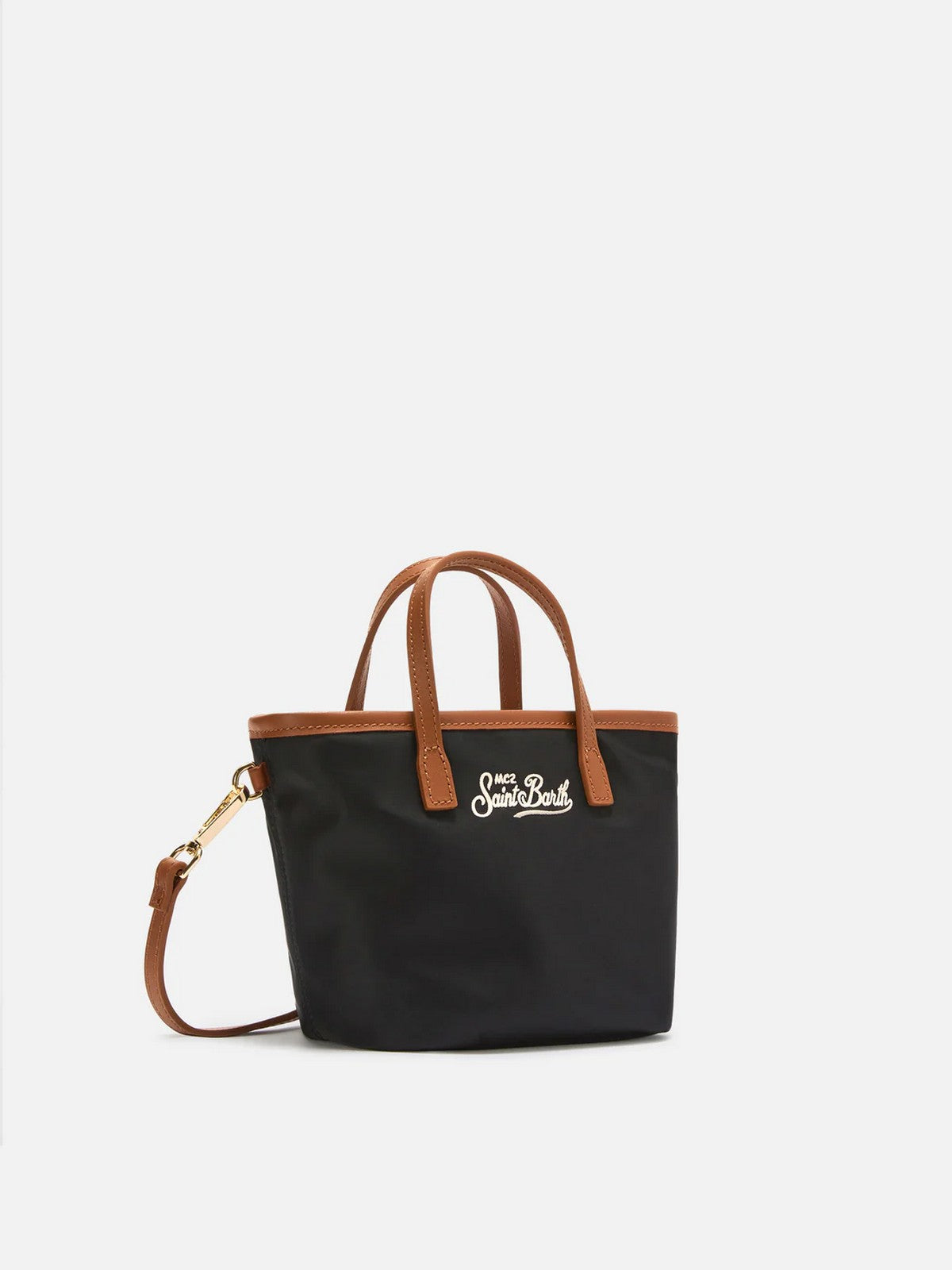 MC2 SAINT BARTH Borsa Donna CITY BAG MINI NYLON 00288L NERO gioboutiqueweb