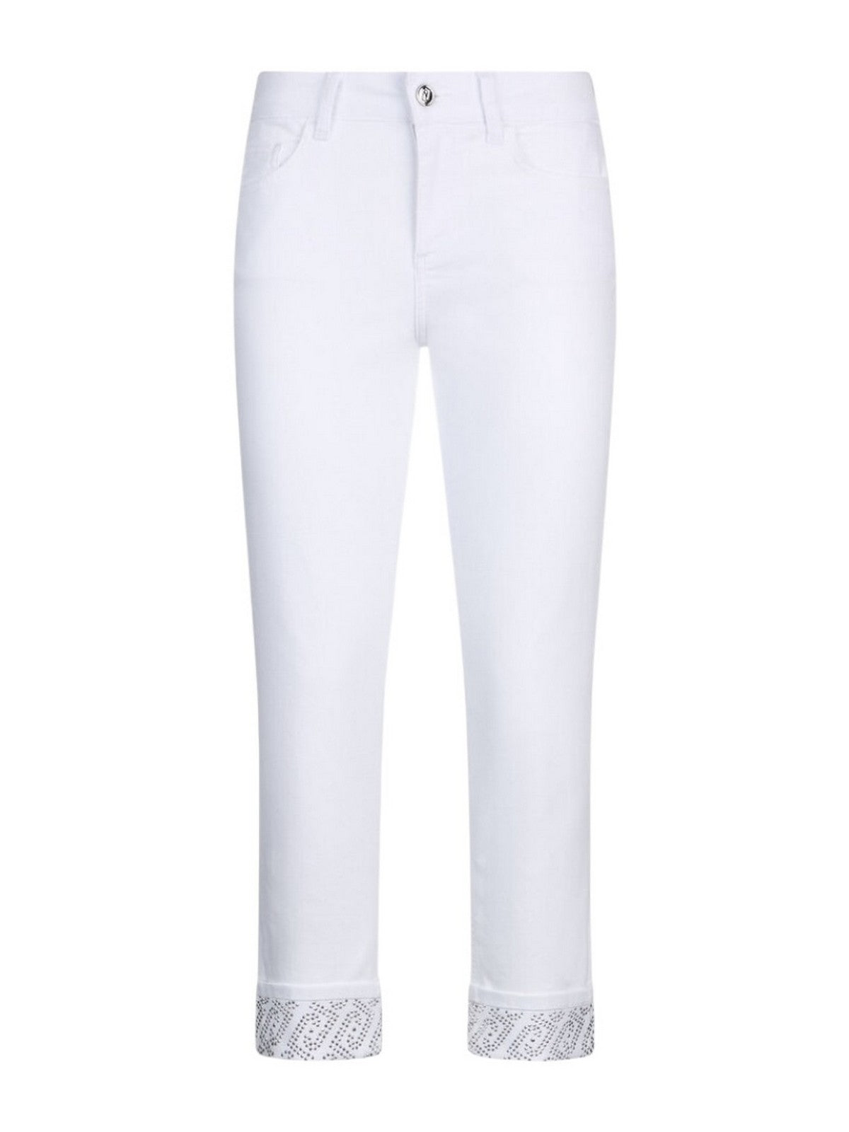 LIU JO BLUE DENIM Pantalone Donna UA6006T2594 11111 BIANCO OTTICO gioboutiqueweb