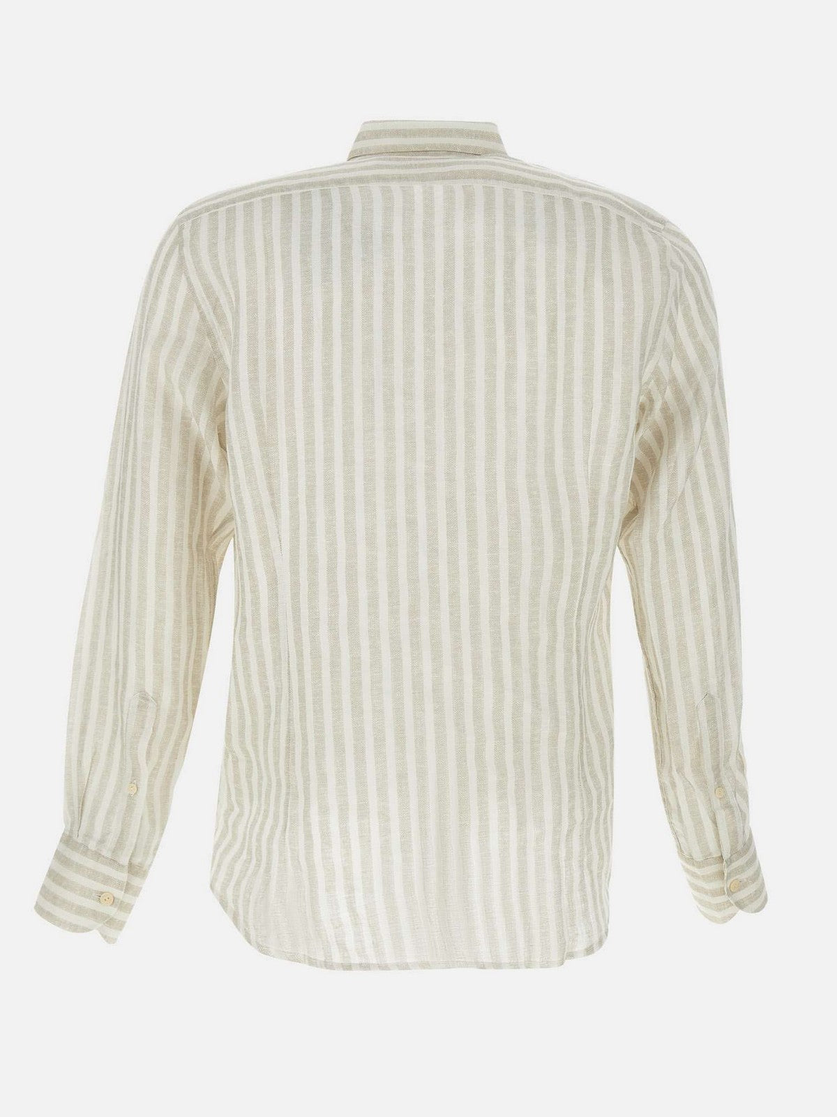 MC2 SAINT BARTH Camicia Uomo PAMPLONA 01922H LINEN STRIPES V 11