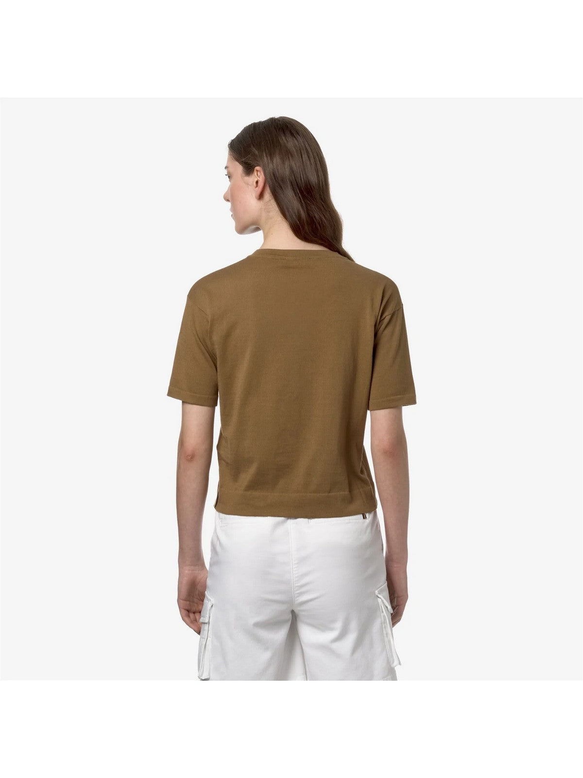 K-Way T-Shirt and Pole Woman Esmer K4126PW 045 brown