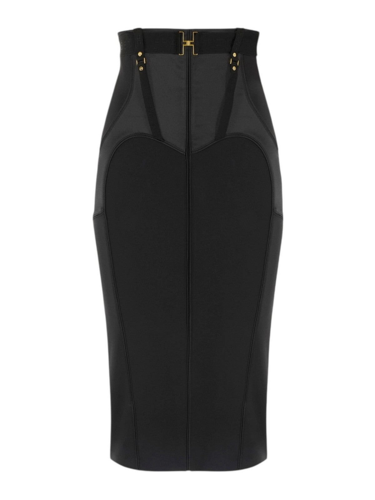 ELISABETTA FRANCHI Gonna Donna GO14862E2 110 Nero gioboutiqueweb
