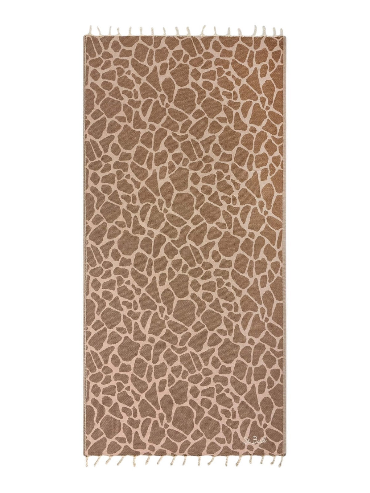 MC2 SAINT BARTH Telo mare Donna FOUTAS J N 01061L GIRAFFE SKIN 18 EMB gioboutiqueweb