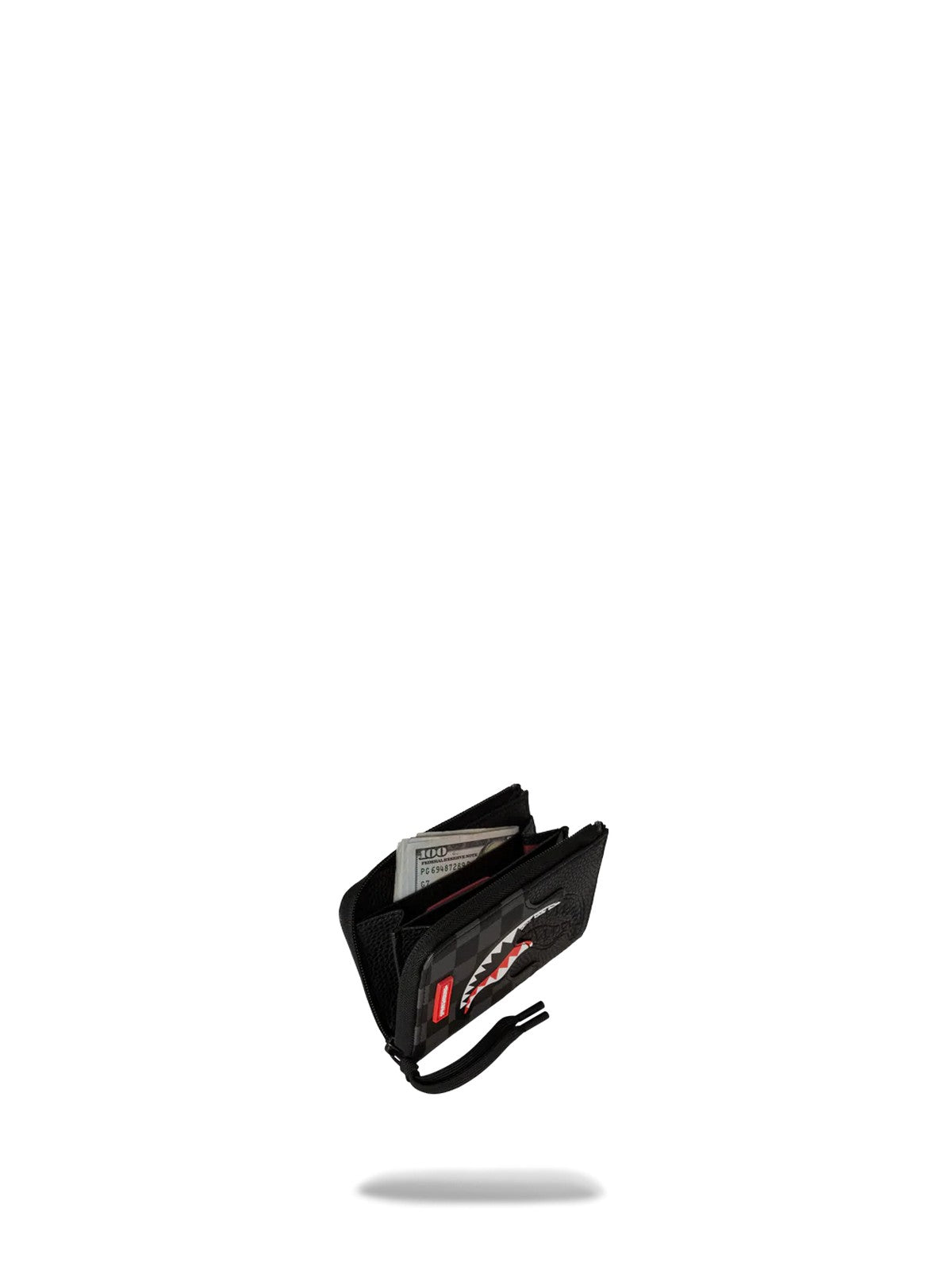 SPRAYGROUND Portafoglio Uomo UNFINISHED SHARK WALLET 910W7477NSZ Nero gioboutiqueweb