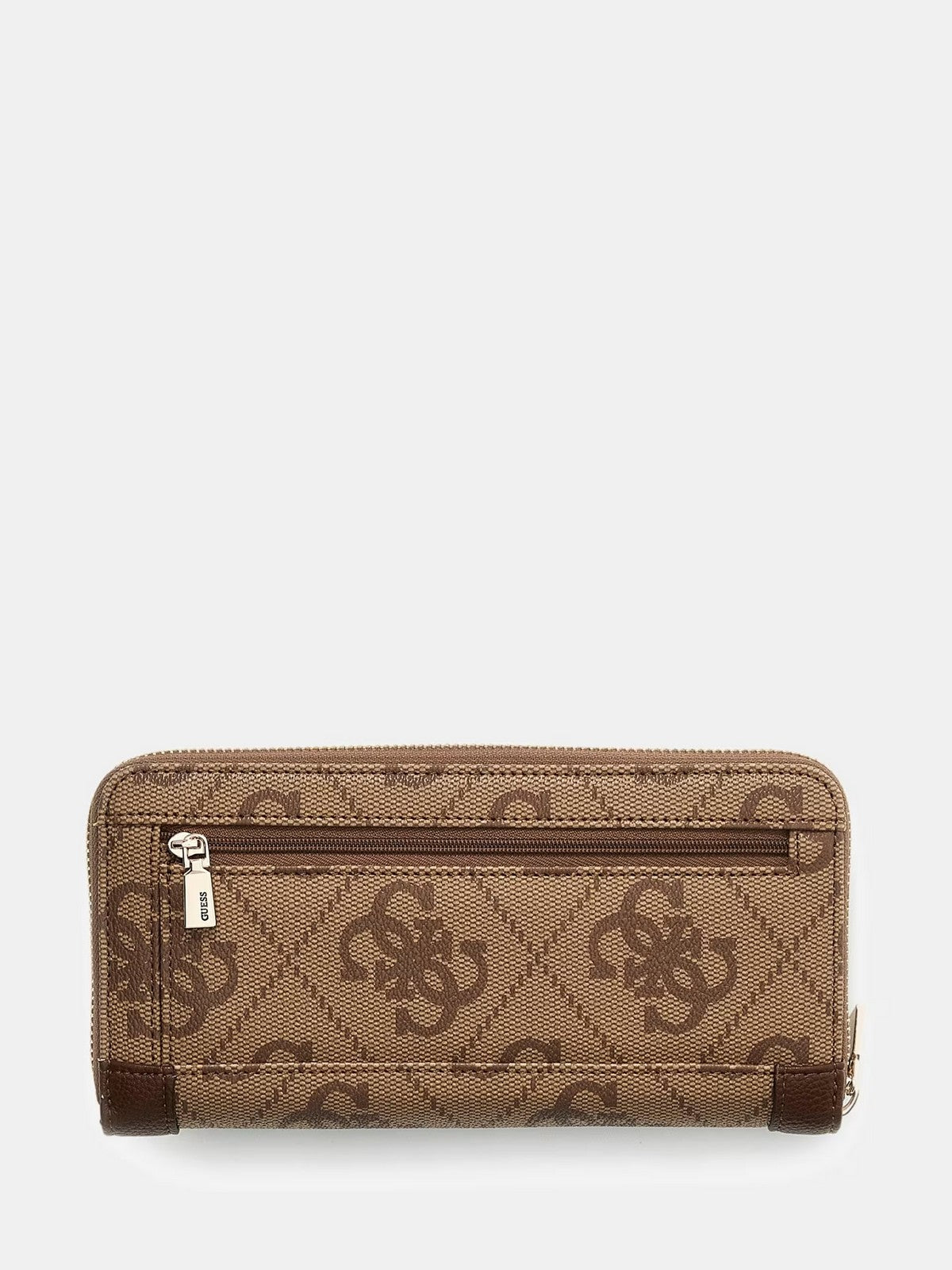 GUESS Portafoglio Donna KARNILLA LOGO SLG LRG ZIP ARND SWOS99 01146 LGW LATTE LOGO/BROWN