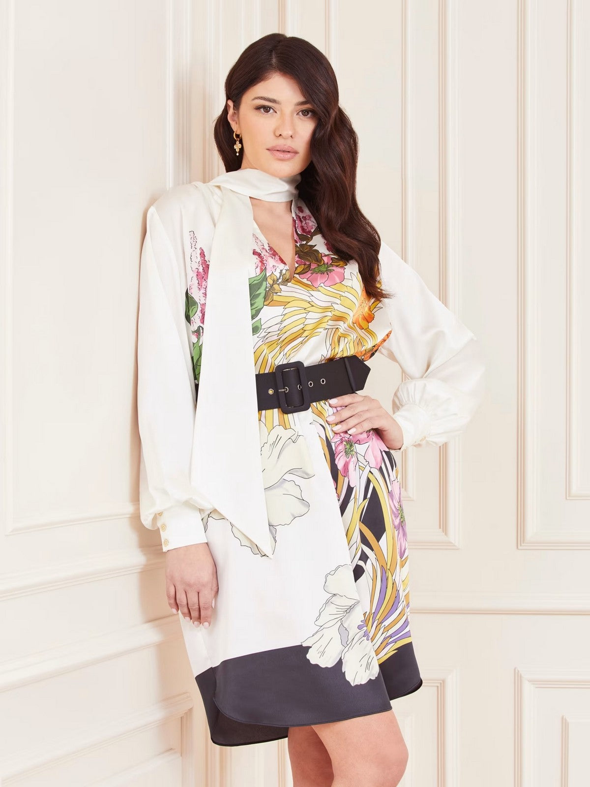 MARCIANO Abito Donna SAVANNAH DRESS 4GGK27 7099Z P0GO Beige gioboutiqueweb