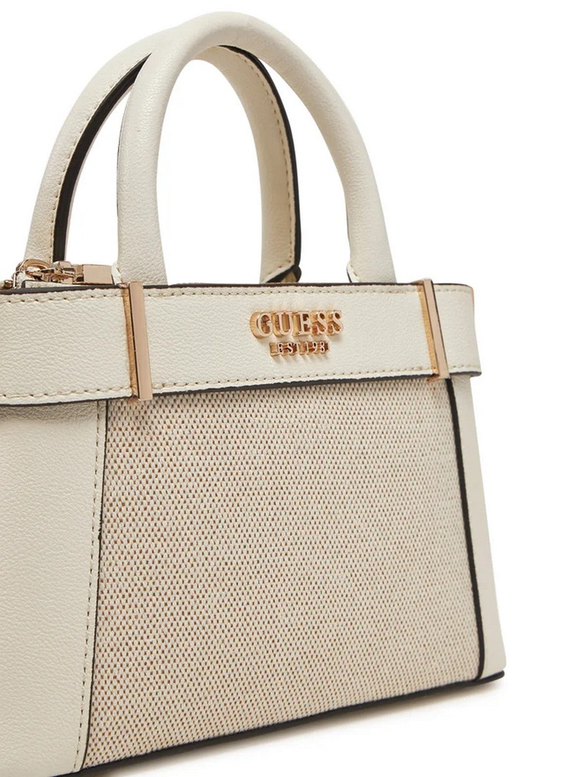 GUESS Borsa Donna ANADELA MINI SATCHEL HWAG96 33760 NRI Bianco gioboutiqueweb