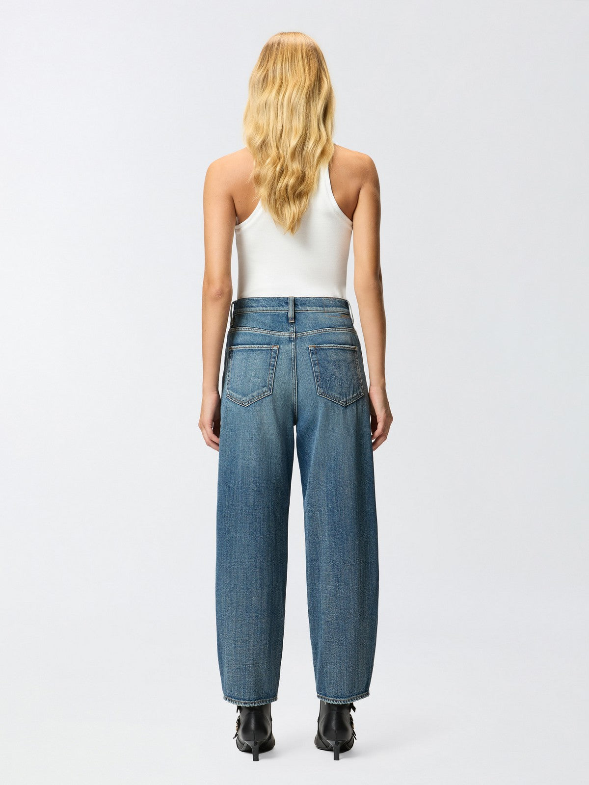 PINKO Jeans Donna ESTELLE EGG 103857-A2RQ PJC LAVAGGIO MEDIO SCURO gioboutiqueweb