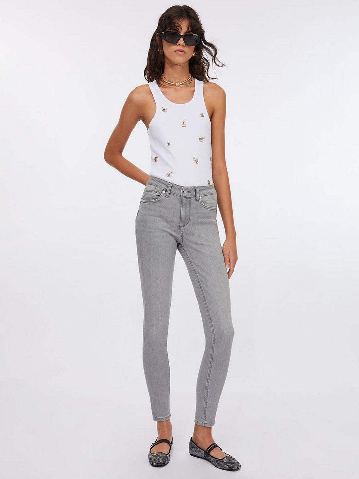 LIU JO BLUE DENIM Jeans Donna UXX037D4811 88255 Den.Grey surprise wa gioboutiqueweb