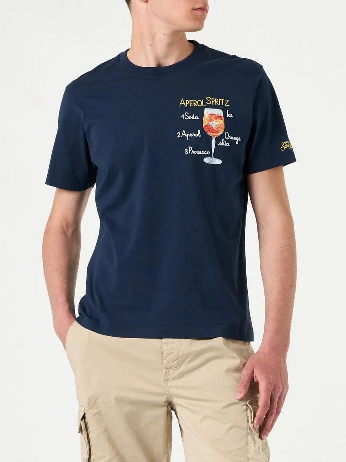 MC2 SAINT BARTH T-shirt Uomo PORTOFINO 04382L SPRITZ 61 EMB