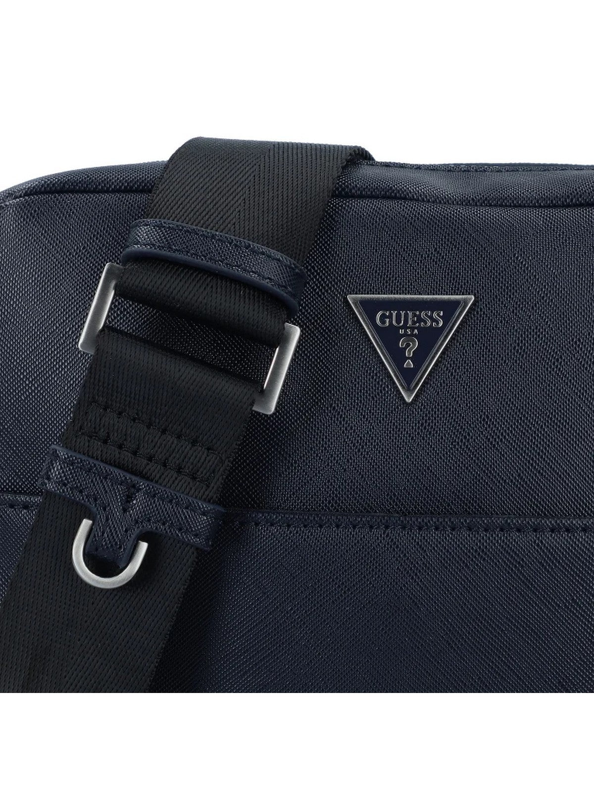 GUESS Tracolla Uomo SAFFIANO ECO TOP ZIP CROSSBODY HMTOSA P4258 DBU Blu gioboutiqueweb