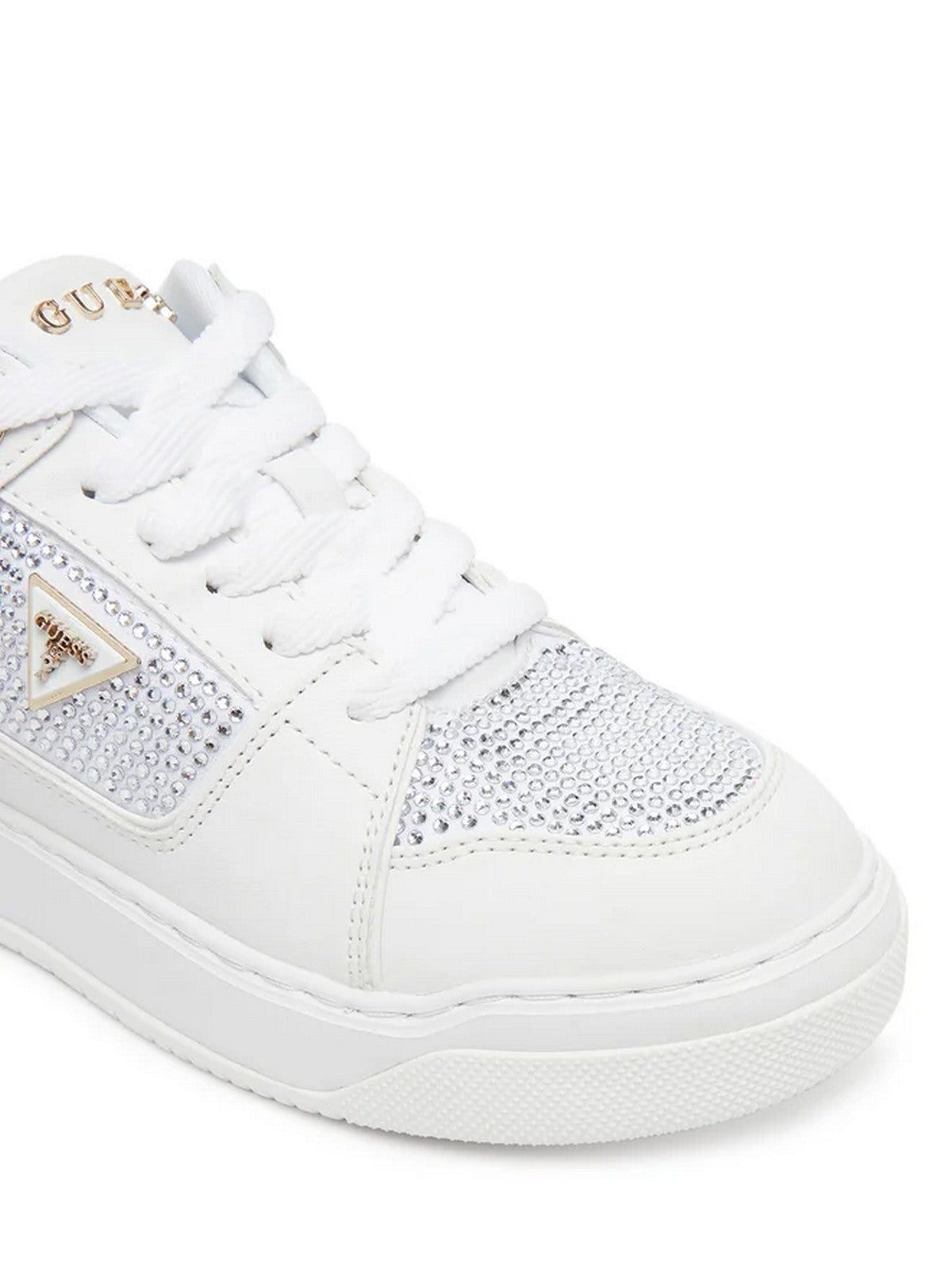 GUESS Sneaker Donna DELOVE2 FLTDL2 LEA12 WHITE WHITE gioboutiqueweb