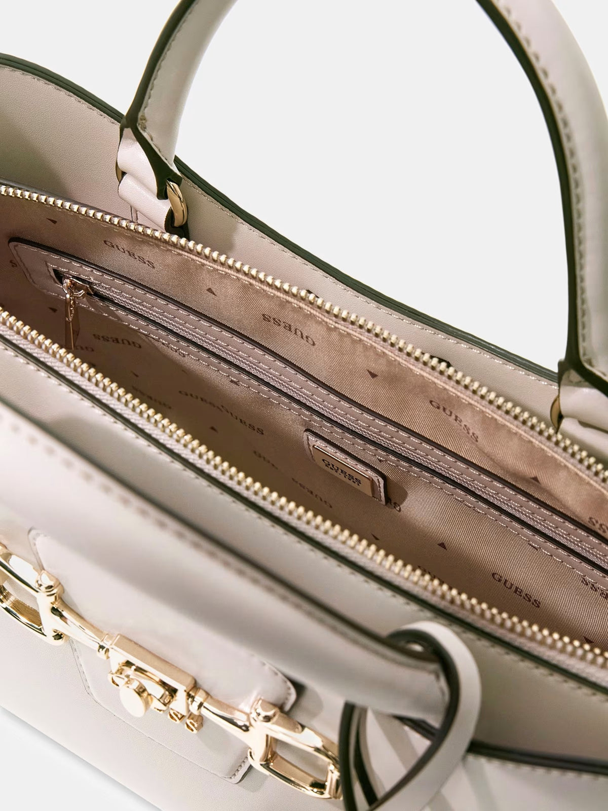 GUESS Borsa Donna JANIE GIRLFRIEND SATCHEL HWVG99 10060 STO STONE