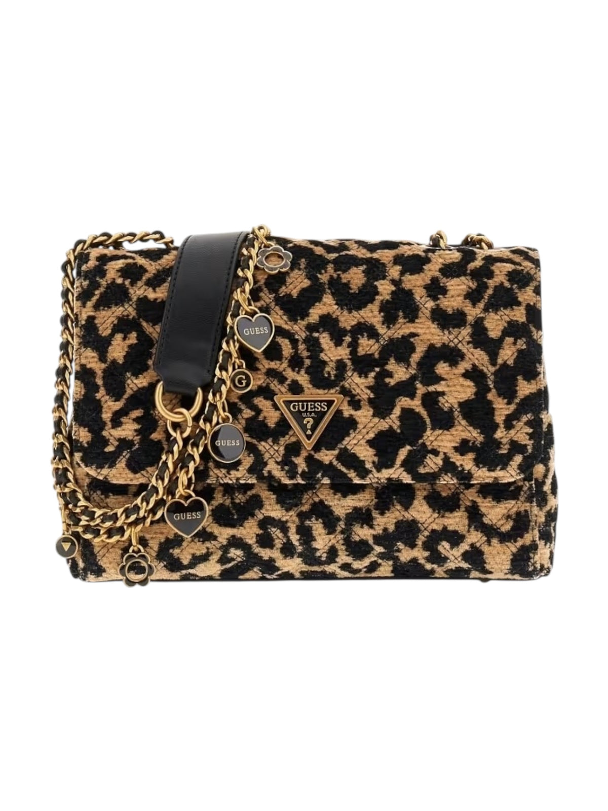 GUESS Borsa Donna GIULLY II 2 COMP CNVRTBLE FLAP HWLG96 73200 DRP DARK LEO