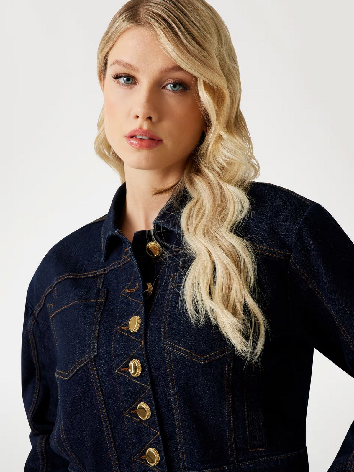 MARCIANO Giubbino Donna KYLIE DENIM JACKET 5YGN10 7347A RISW RINSE