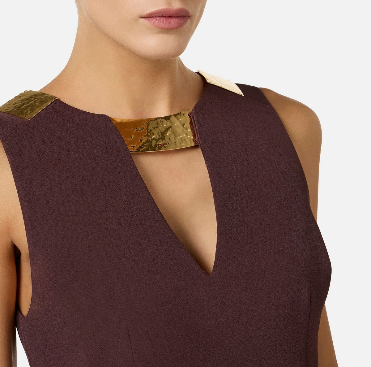 ELISABETTA FRANCHI Top Donna TO05061E2 644 CACAO