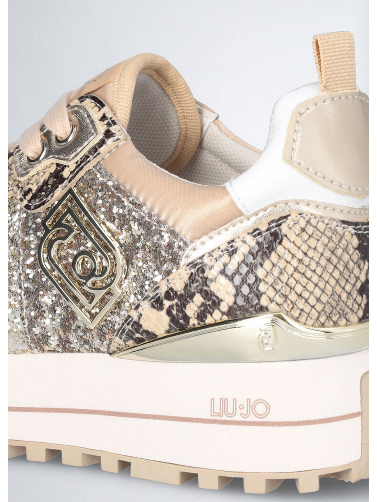 LIU JO Sneaker Donna LIU JO MAXI WONDER 01 BF4001TX007 01127 Beige gioboutiqueweb