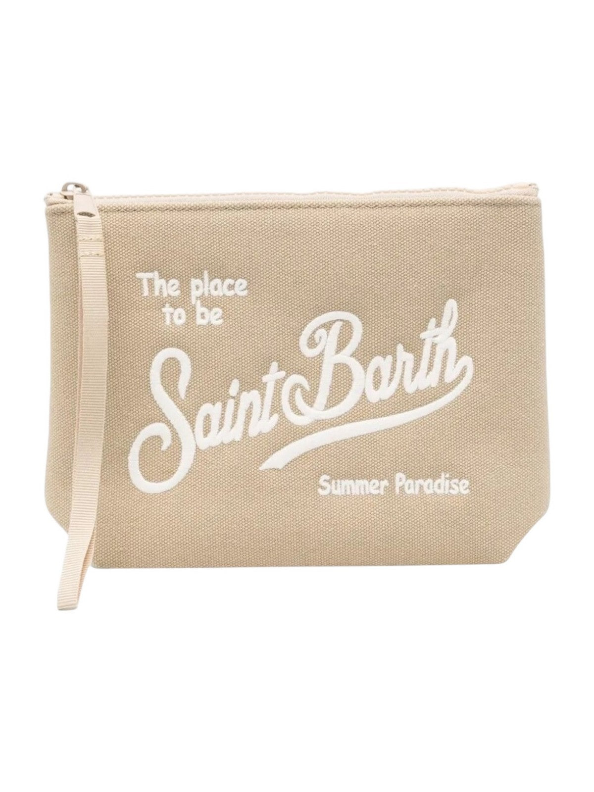 MC2 SAINT BARTH Pochette Unisex adulto ALINE CANVAS 01336L BEIGE