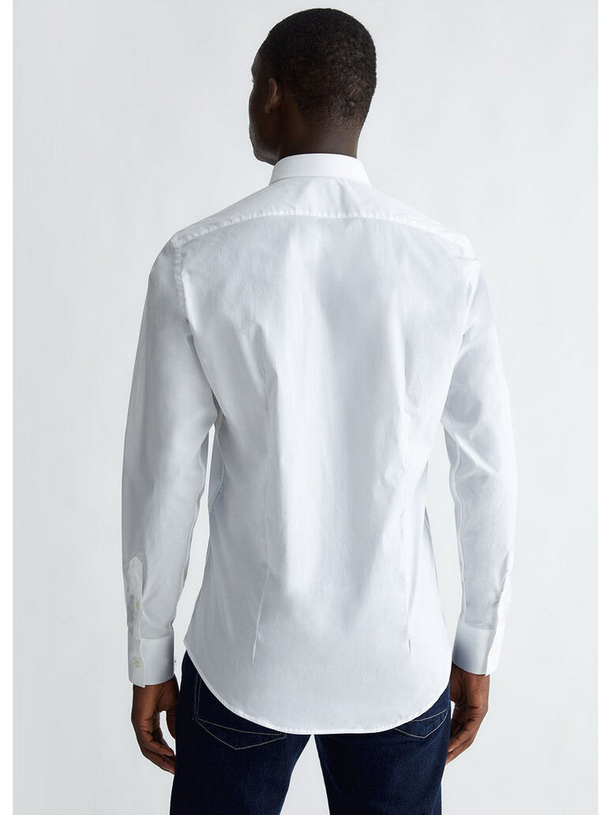 LIU JO UOMO Camicia Uomo QXX007T2662 14800 Bianco gioboutiqueweb