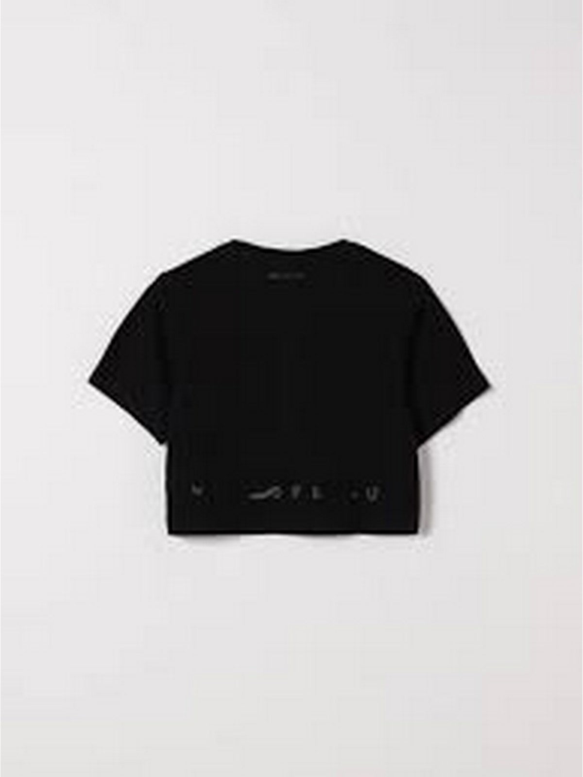 MM6 T-shirt Unisex bambino M61017 MM02Y M6900 BLACK