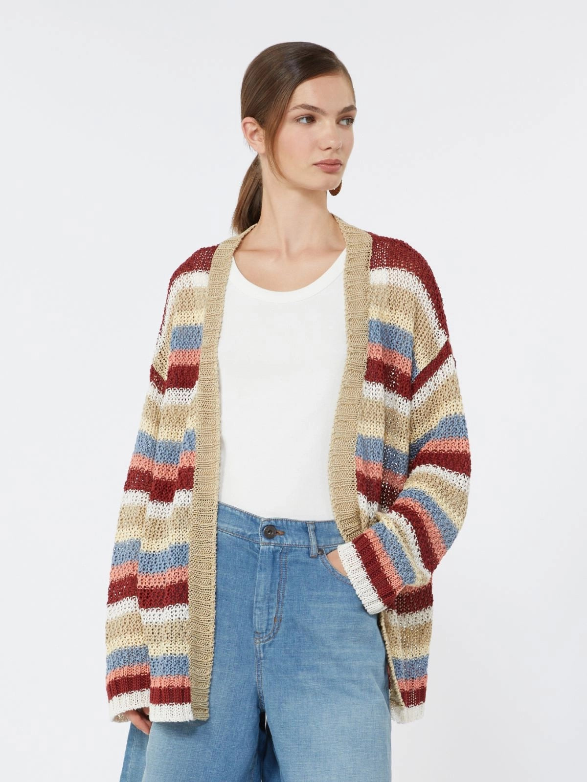 MAX MARA WEEKEND Cardigan Donna WKDBONITO 2615341032600 020 CILIEGIA gioboutiqueweb
