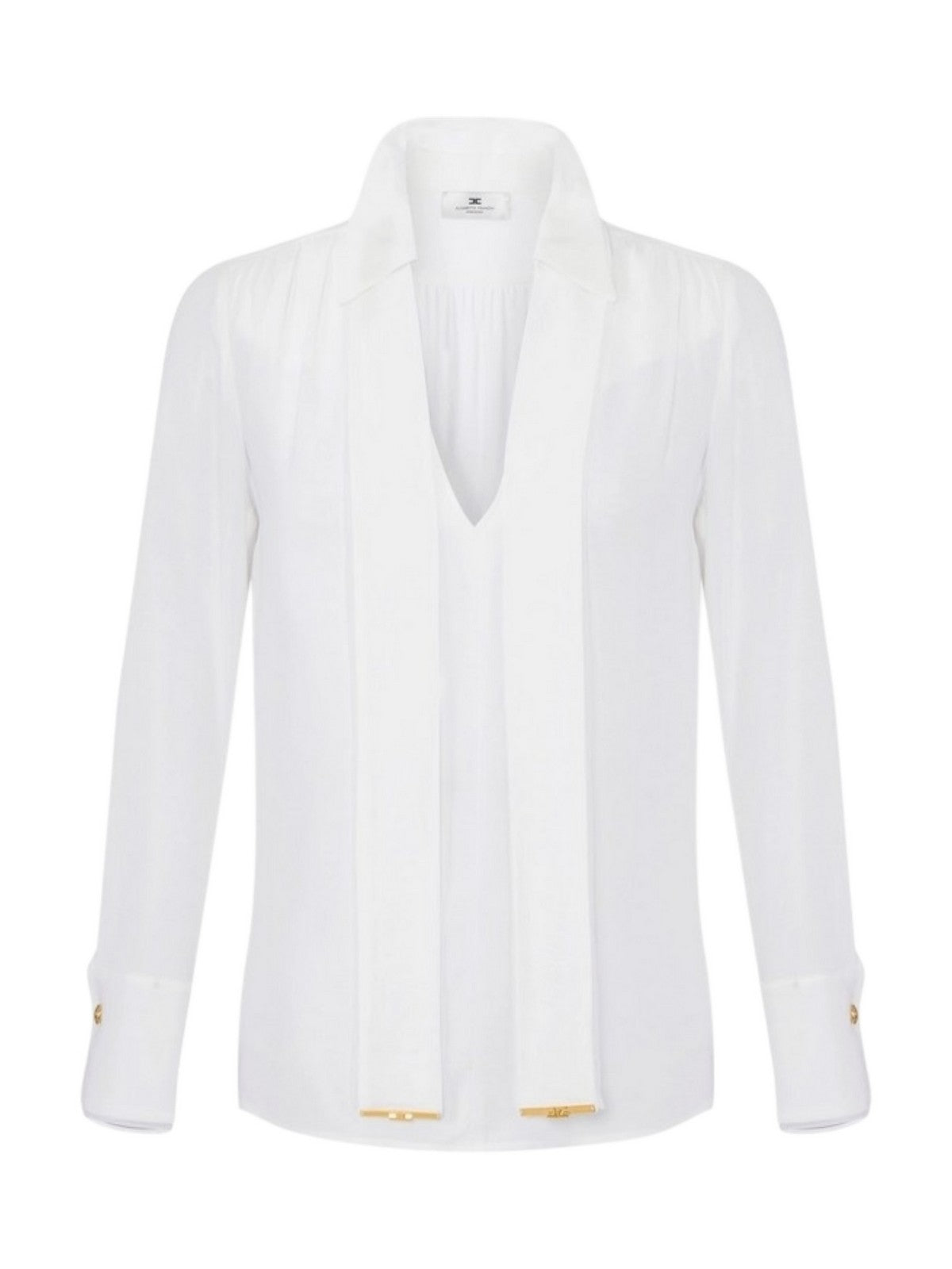 ELISABETTA FRANCHI Camicia Donna CA14661E2 360 Avorio gioboutiqueweb