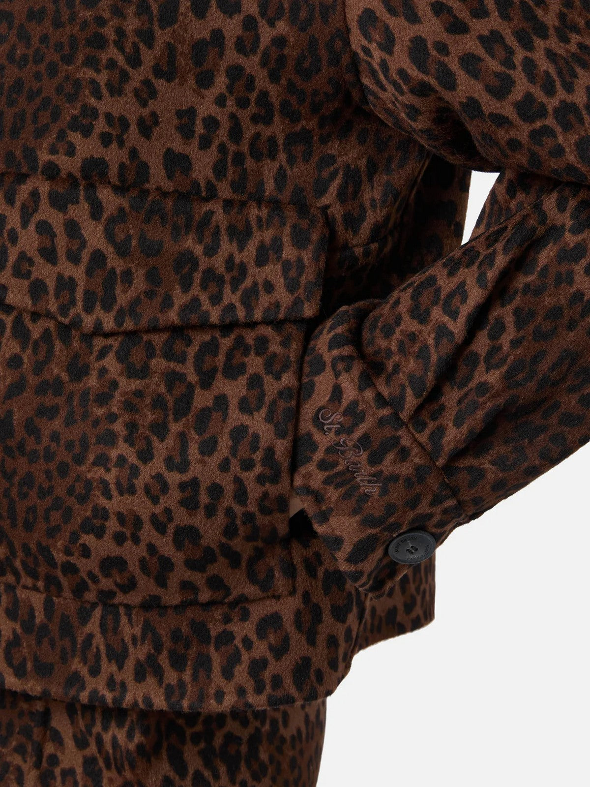 MC2 SAINT BARTH Giubbino Donna BONNIBELL DOUBLE 00006I DARK LEOPARD 18