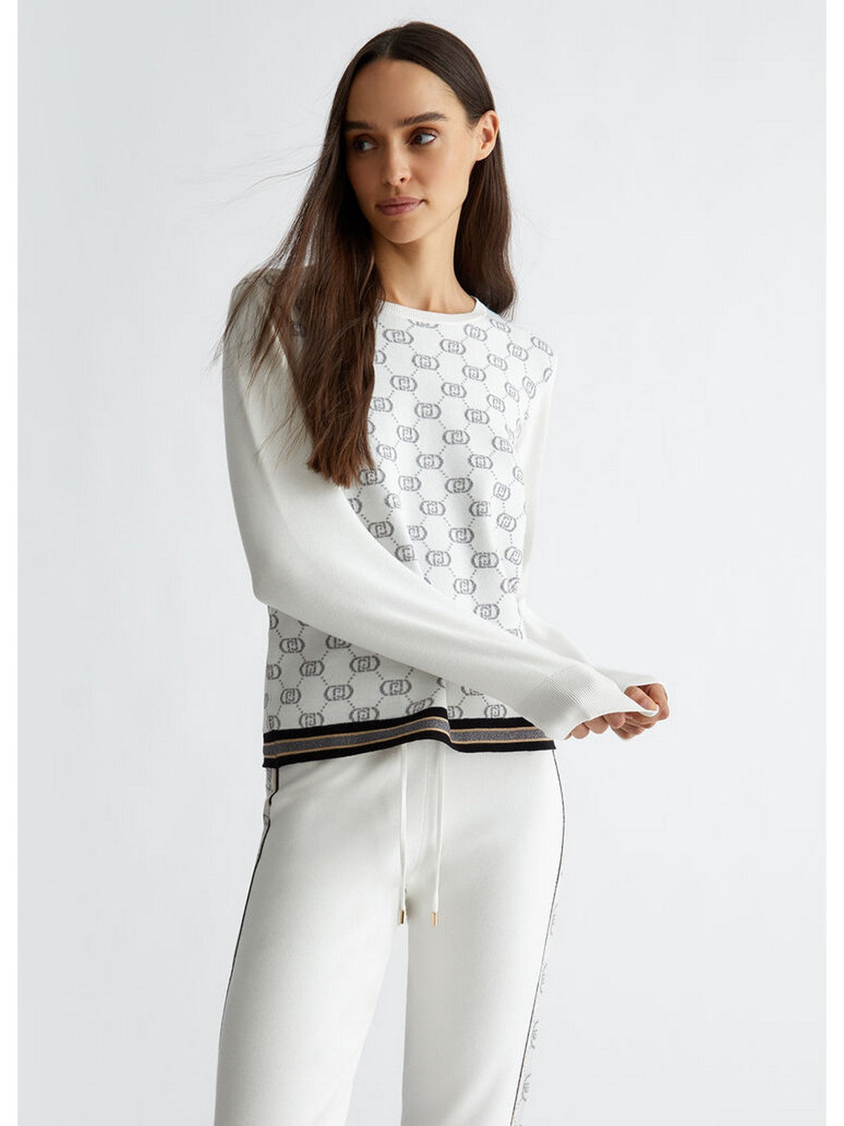 Liu Jo Sport Sweatshirt Woman TF4228ms63L A4280 White