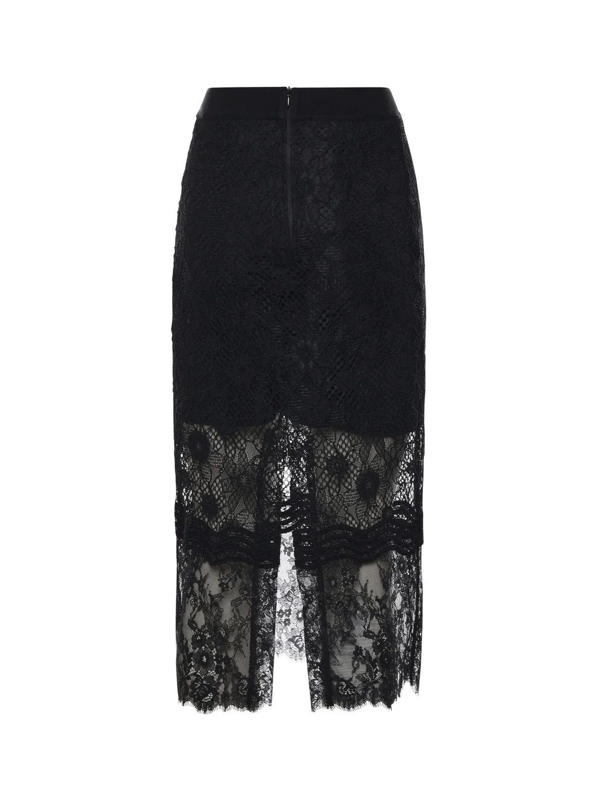 PINKO Gonna Donna HARMONIE GONNA PIZZO REBRODE 106664-A381 Z99 NERO LIMOUSINE gioboutiqueweb