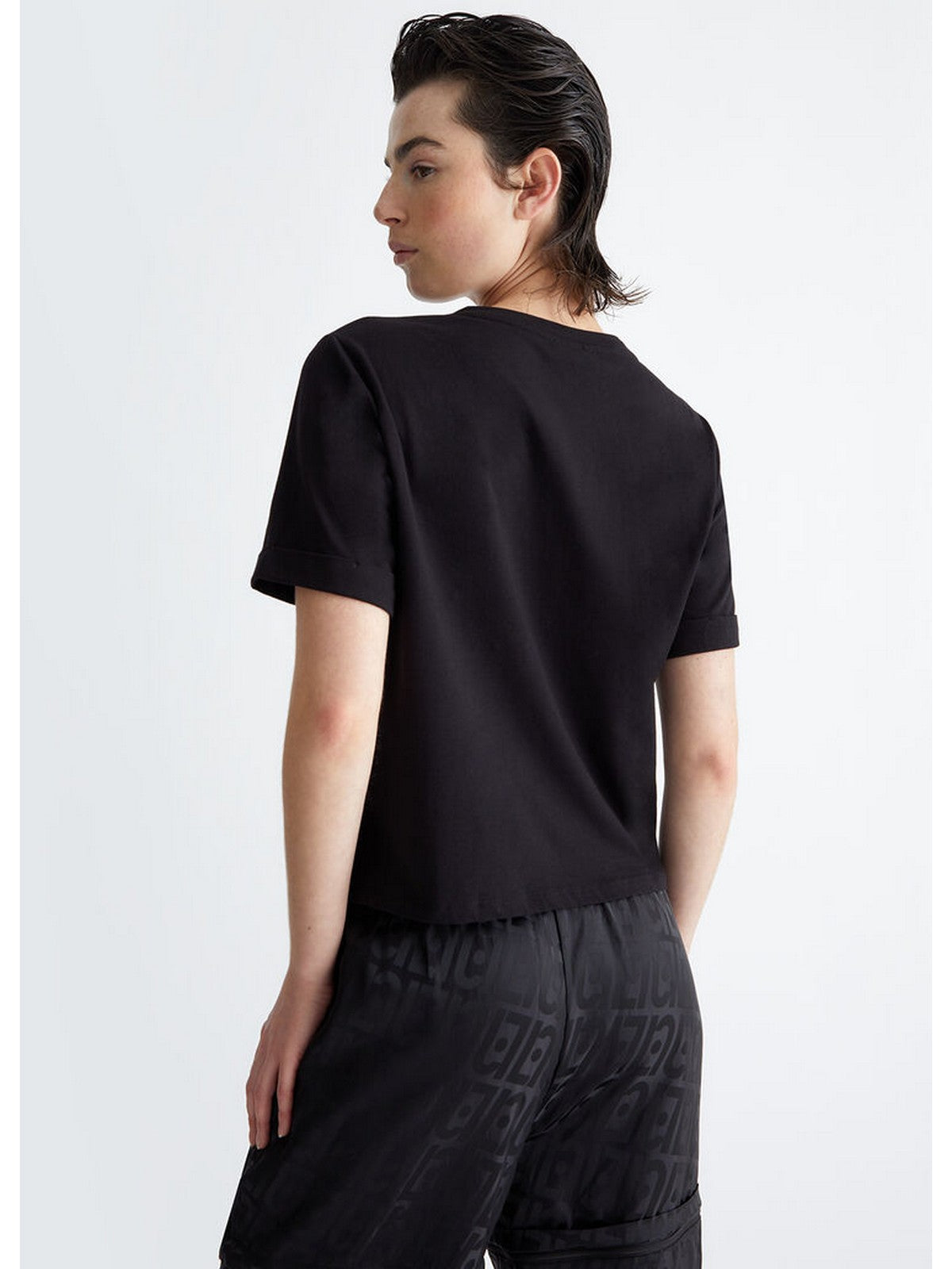 Camiseta de Liu Jo Sport y Pole Woman TA4135JS003 R9932 Negro