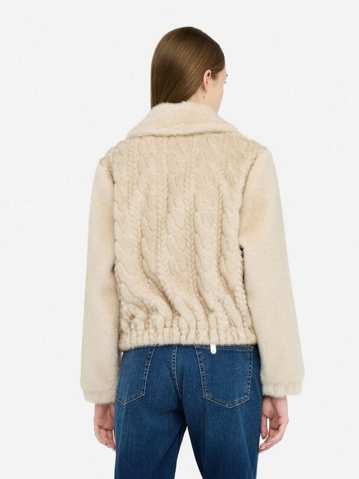 LIU JO WHITE Giubbino Donna MF5094E1044 W9868 NATURAL BEIGE gioboutiqueweb