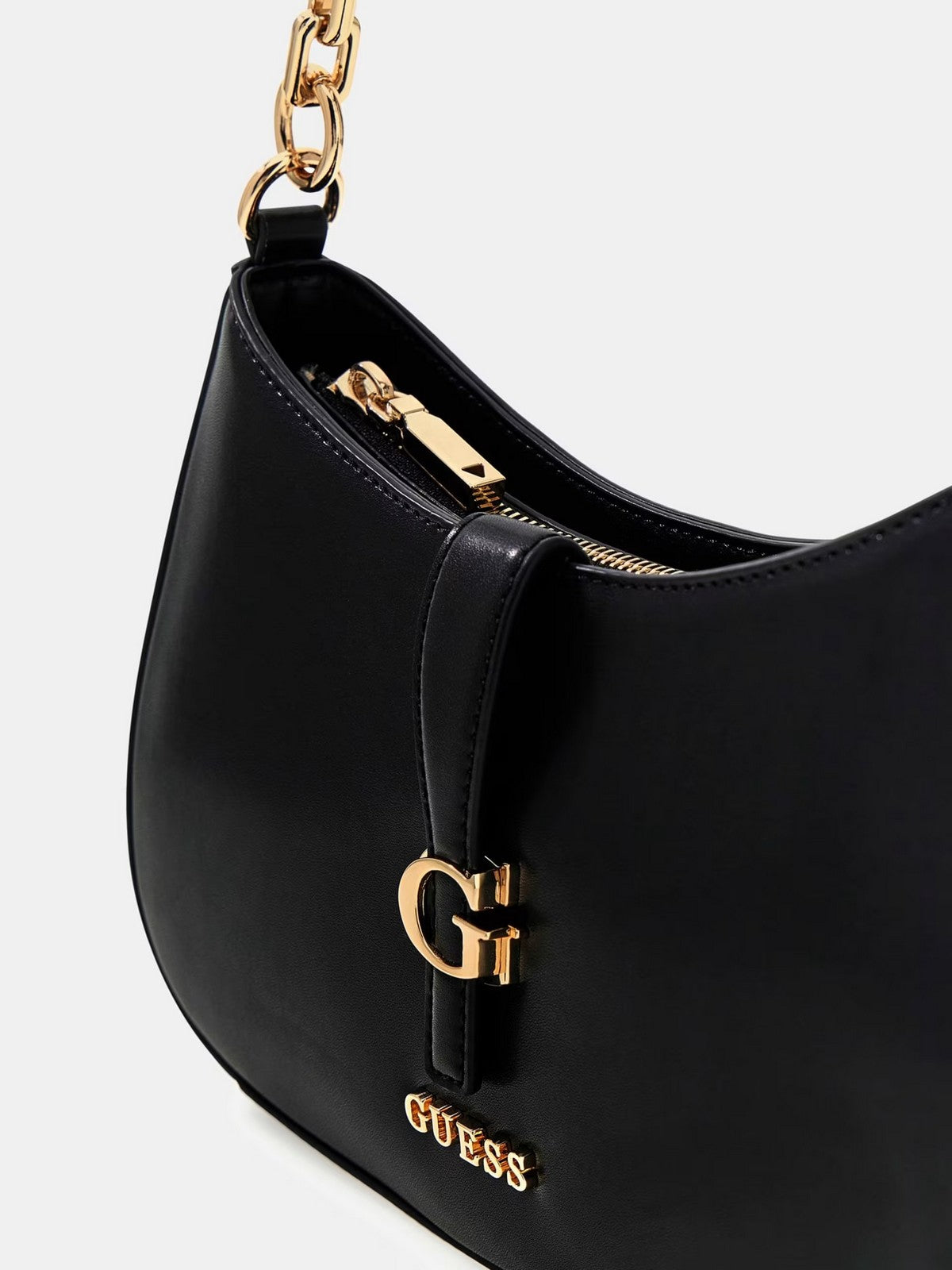 GUESS Borsa Donna CARRIE TOP ZIP SHOULDER BAG HWVG98 96180 BLA BLACK gioboutiqueweb
