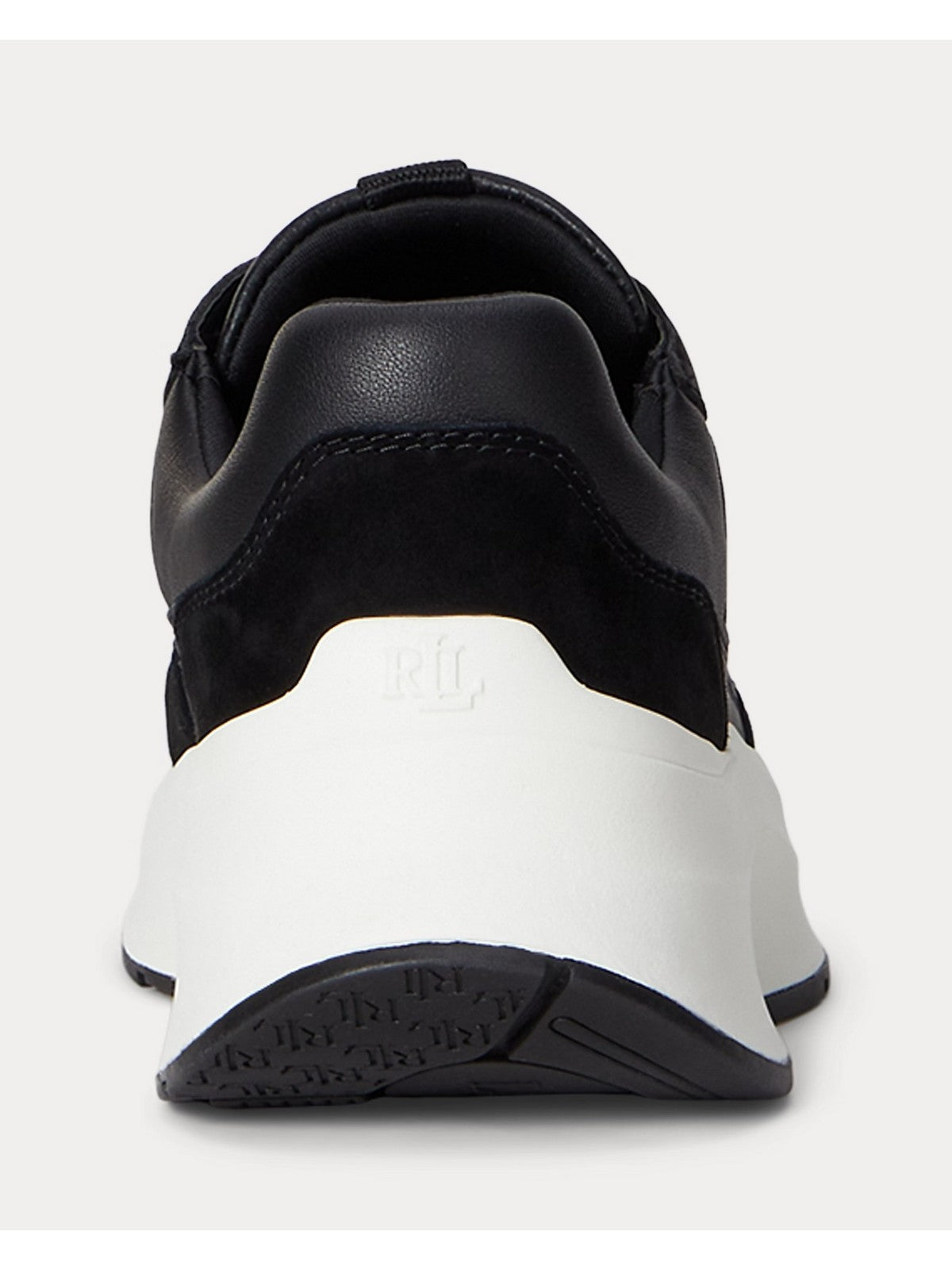 LAUREN RALPH LAUREN Sneaker Donna FRANKY-SNEAKERS-LOW TOP LACE 802974376 002 BLACK/BLACK gioboutiqueweb