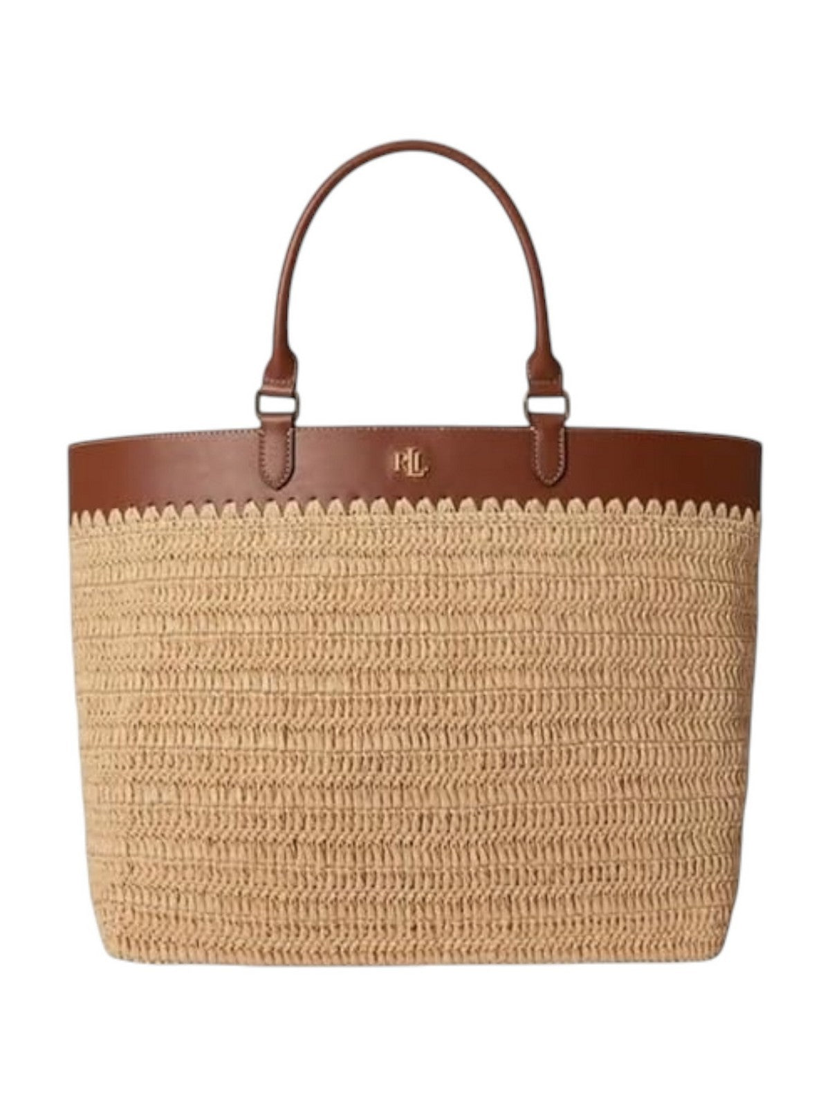 LAUREN RALPH LAUREN Borsa Donna KYLA TOTE-TOTE-LARGE 431982183 001 NATURAL/LAUREN TAN