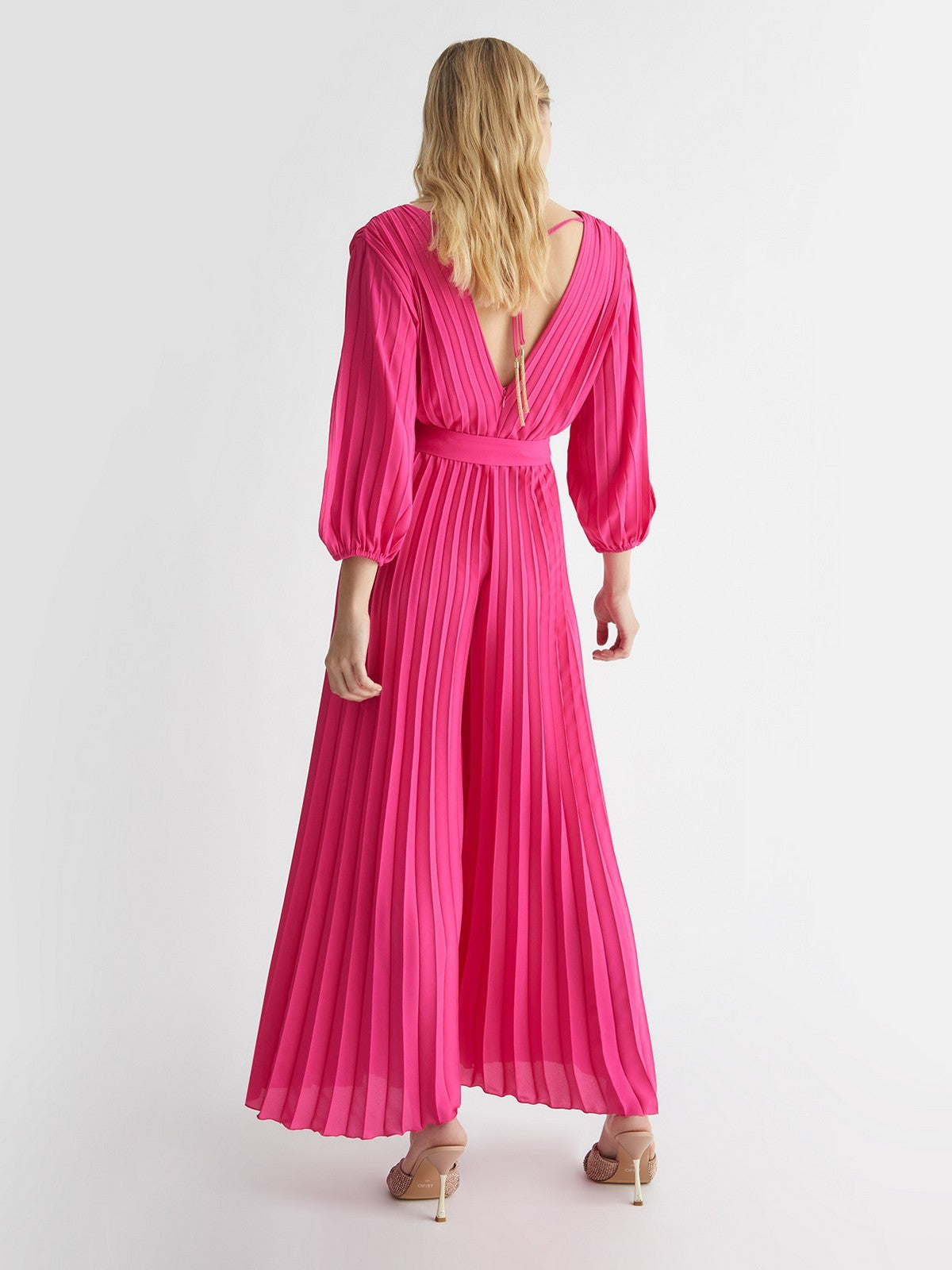 Liu Jo Black Woman Dress Ca4339s055 x0544 Rosa