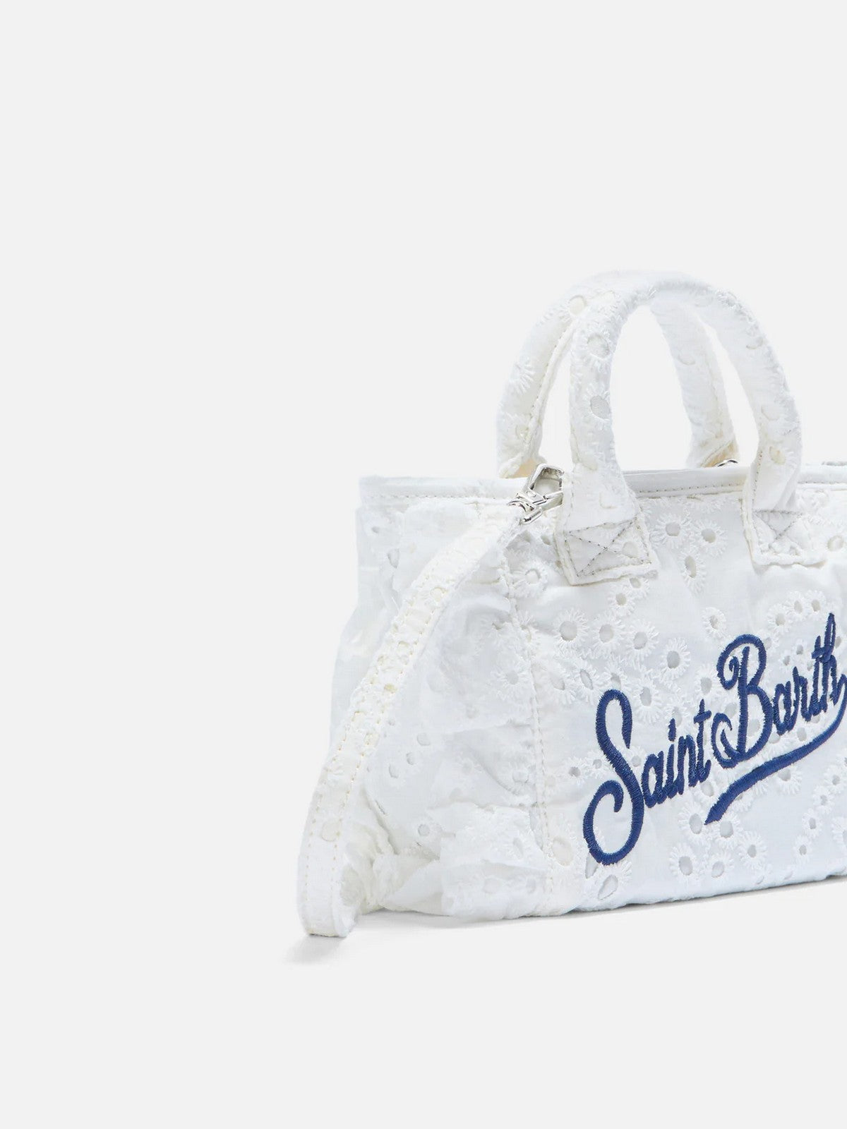 MC2 SAINT BARTH Borsa Donna VANITY MINI VOLANT 00434L COTTON FLOWER EMBROIDERY 01 EMB