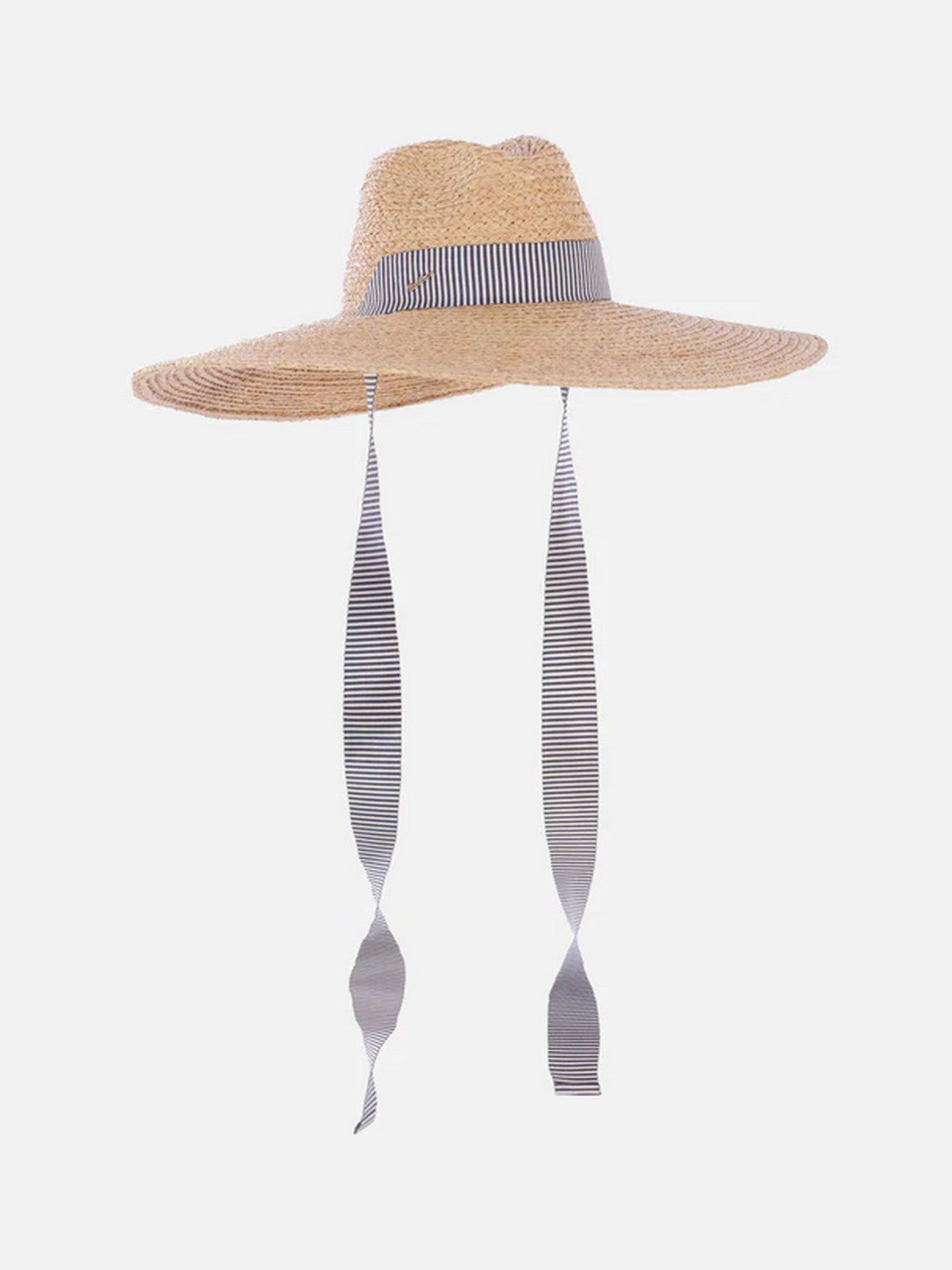 BORSALINO Cappello Donna 4039 00H8 Naturale cinta a rihe bianco/navy gioboutiqueweb