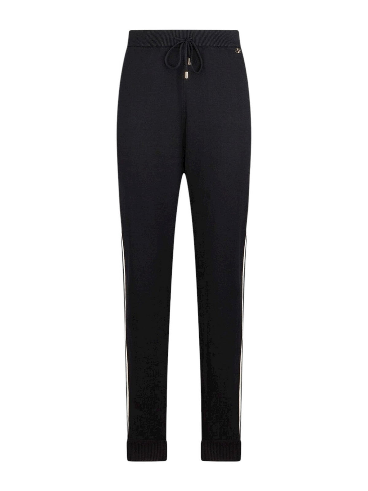 LIU JO SPORT Pantalone Donna TF5029MS49I 03N66 Nero/bianco latte