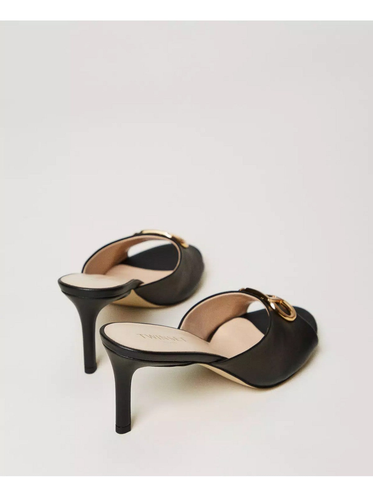 Twinset Sandalo Donna 241TCP126 00006 Schwarz
