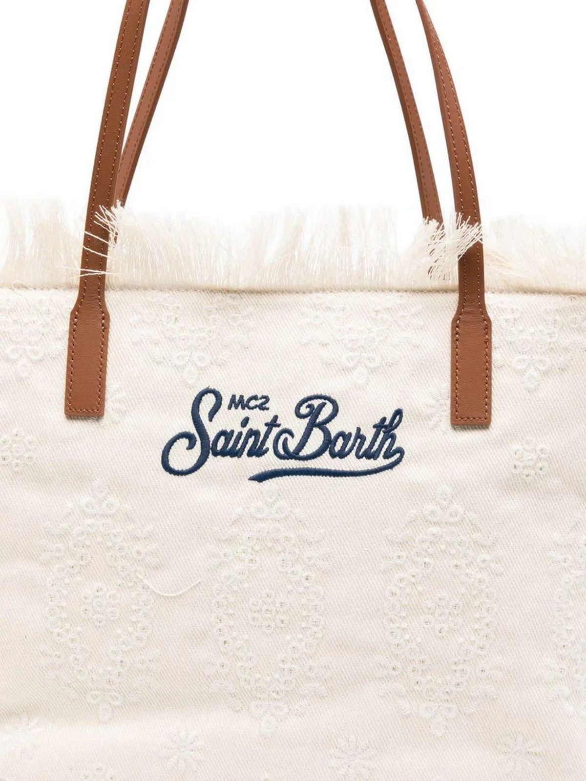 MC2 SAINT BARTH Borsa Donna CITY BAG FRINGE 01034L SANGALLO 10 EMB