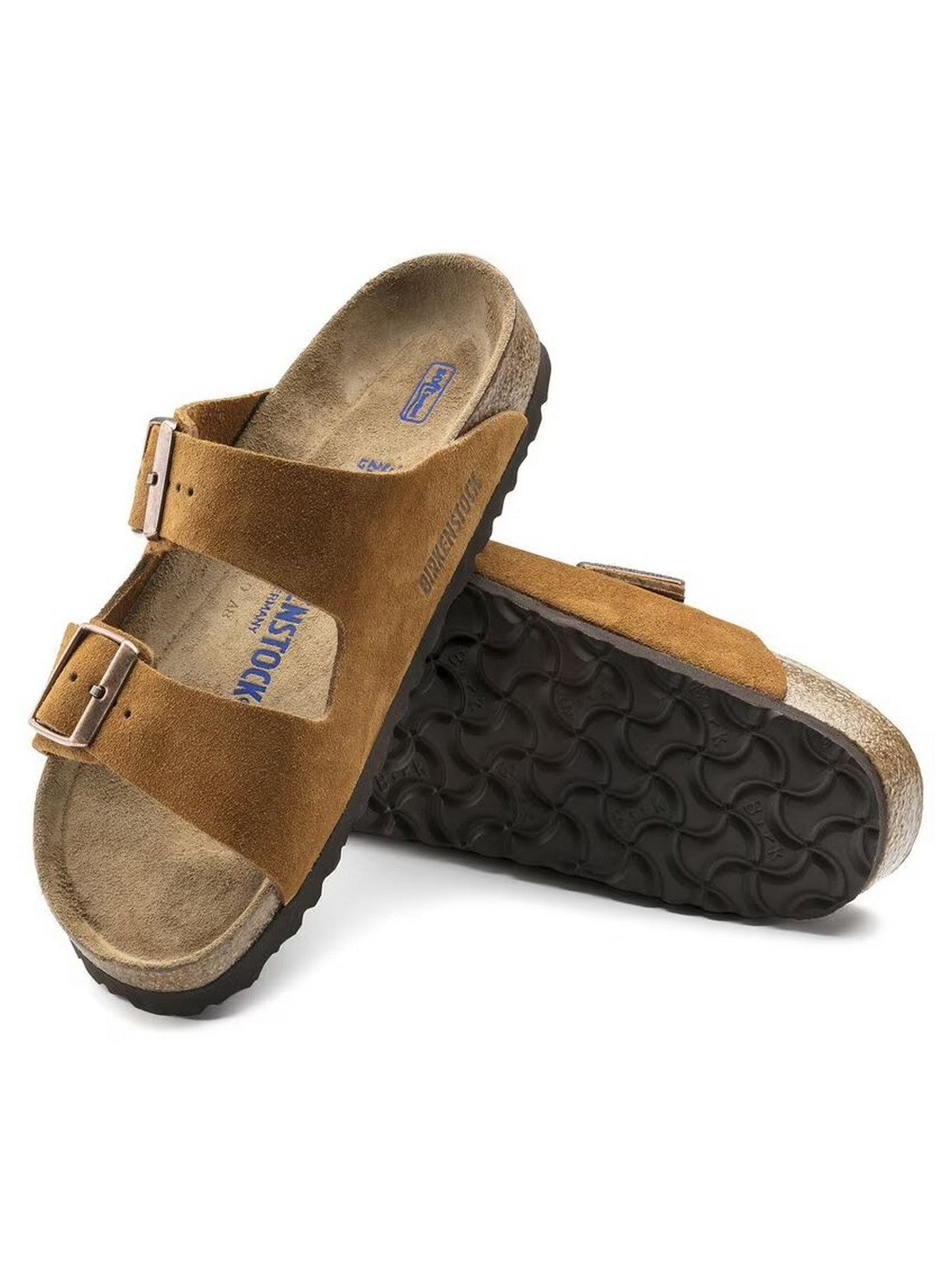 BIRKENSTOCK Sandalo Unisex adulto Arizona mink, Suede Leather 1027162 Marrone gioboutiqueweb