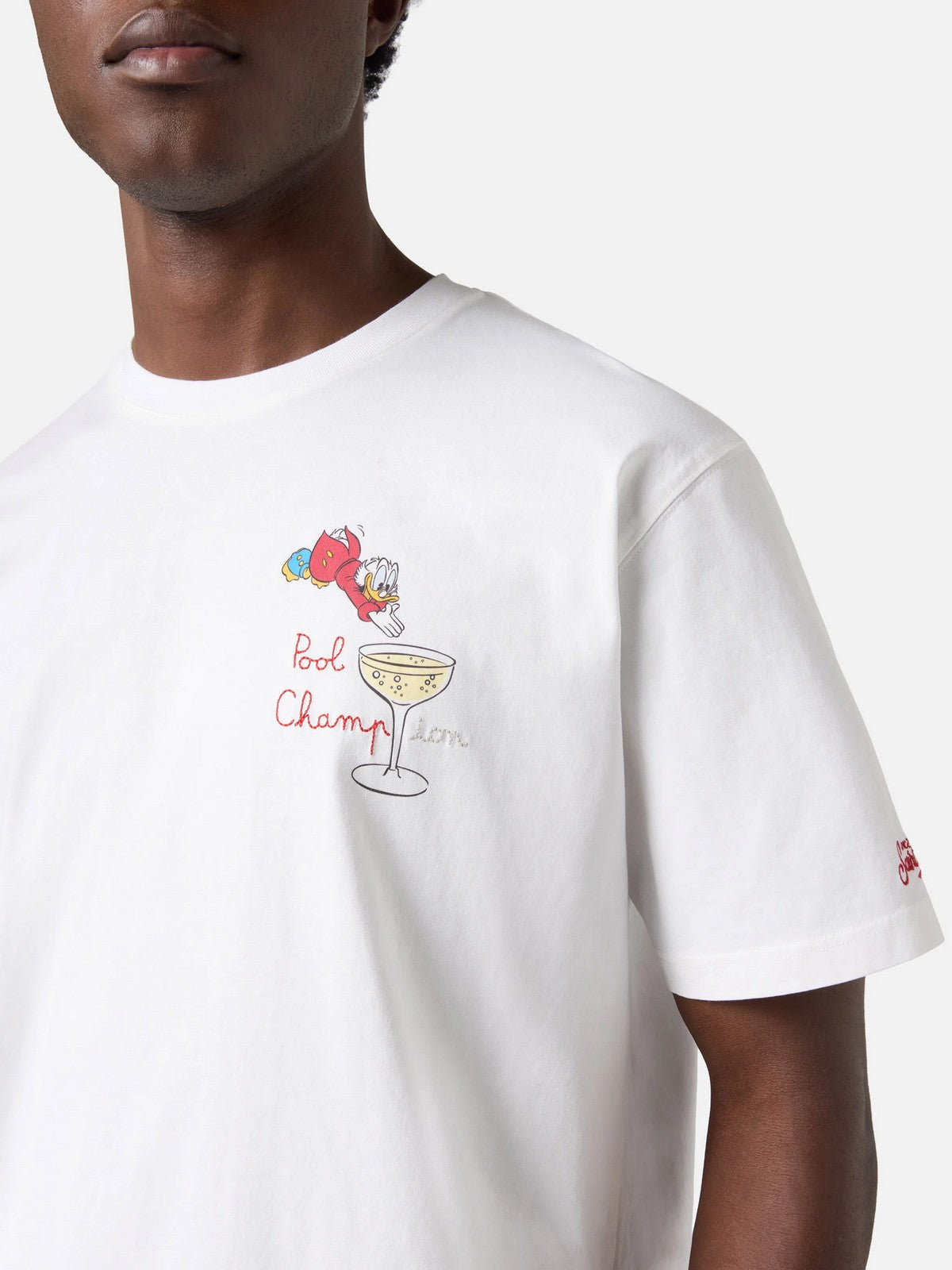 MC2 SAINT BARTH T-shirt Uomo PORTOFINO 00755L SCROOGE CHAMPION 01N EMB