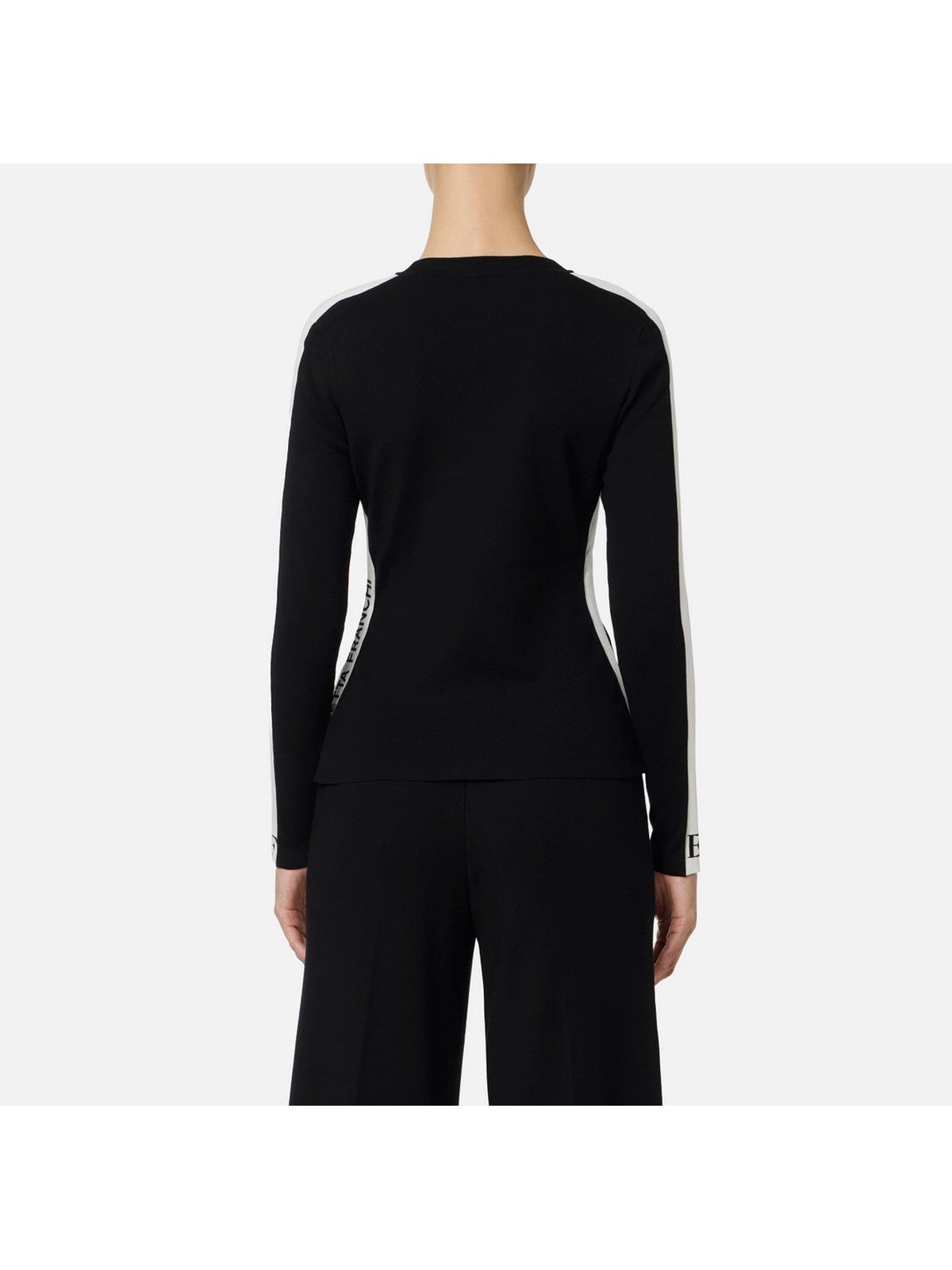 ELISABETTA FRANCHI Maglia Donna MK03S56E2 EF3 NERO/MILK